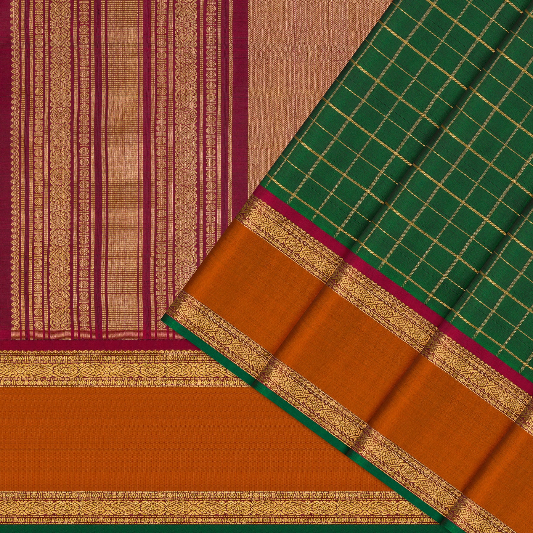 Kanakavalli Kanjivaram Silk Sari 25-109-HS001-09802 - Cover View
