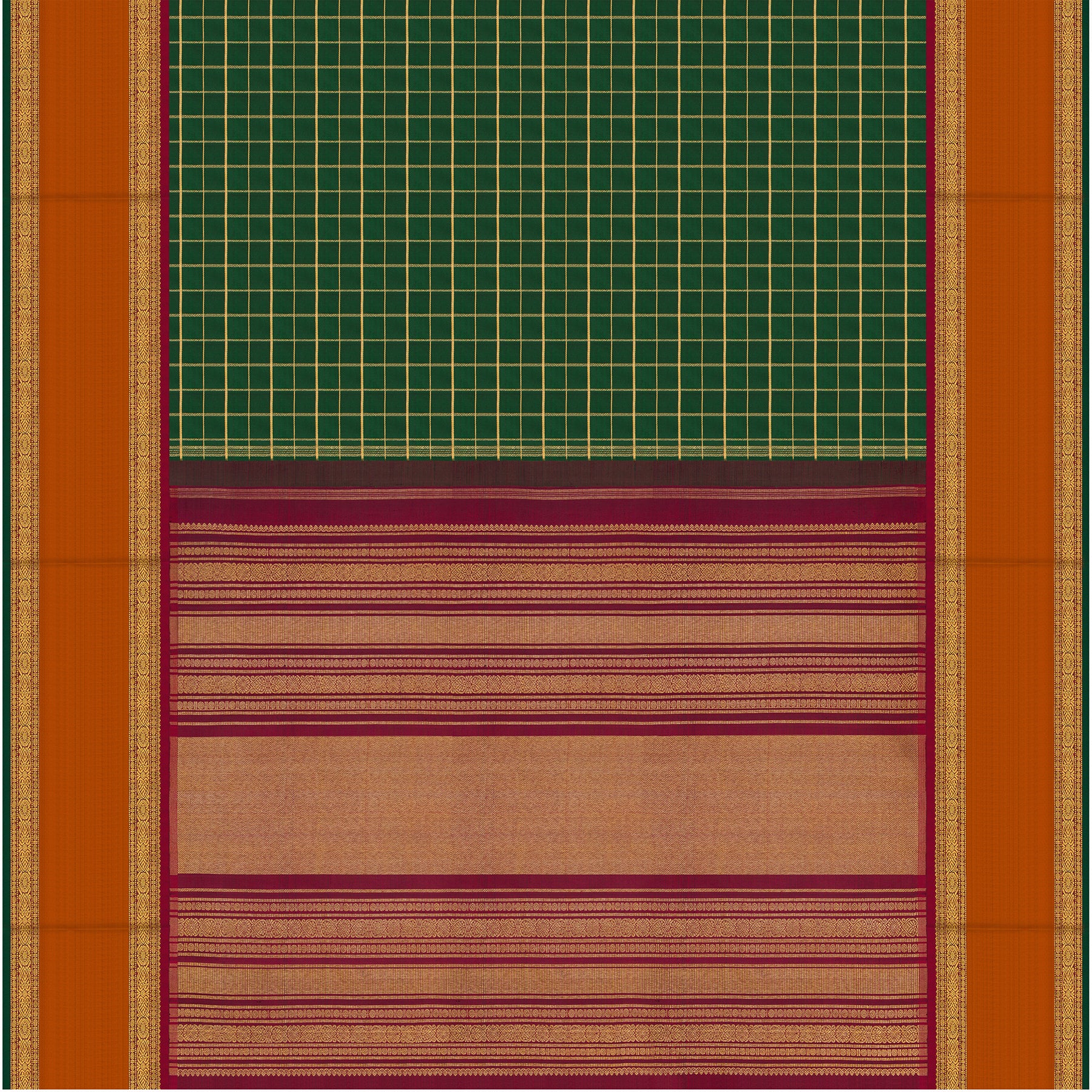 Kanakavalli Kanjivaram Silk Sari 25-109-HS001-09802 - Full View