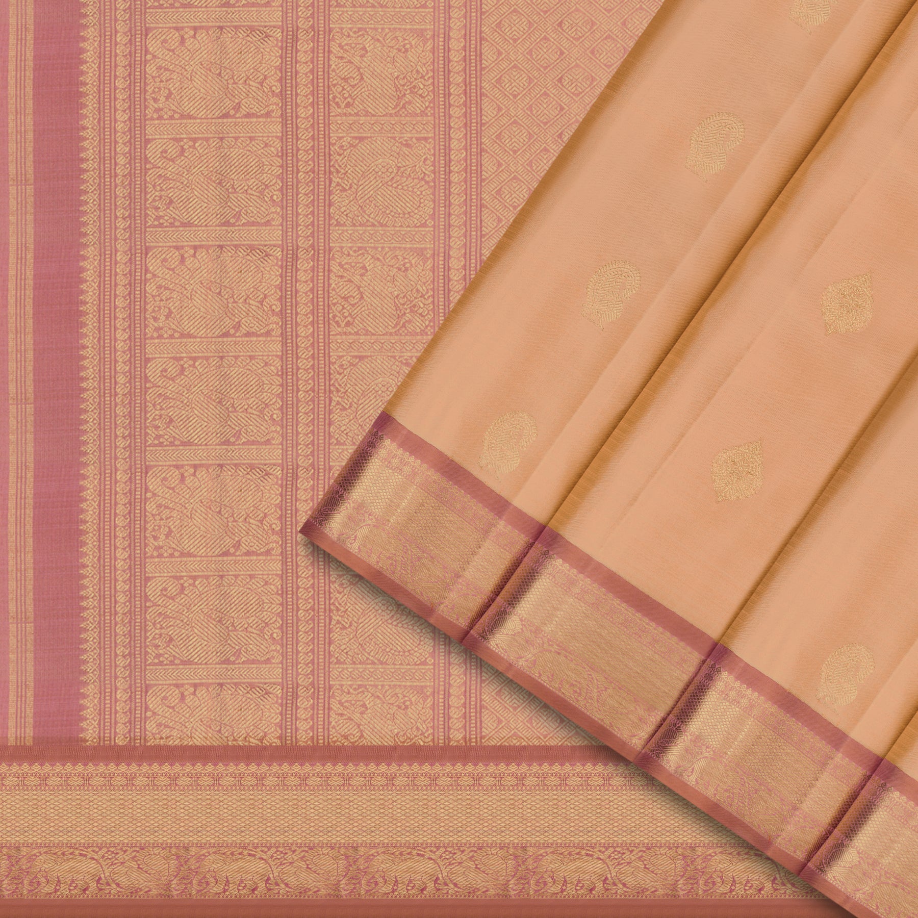 Kanakavalli Kanjivaram Silk Sari 25-109-HS001-09810 - Cover View
