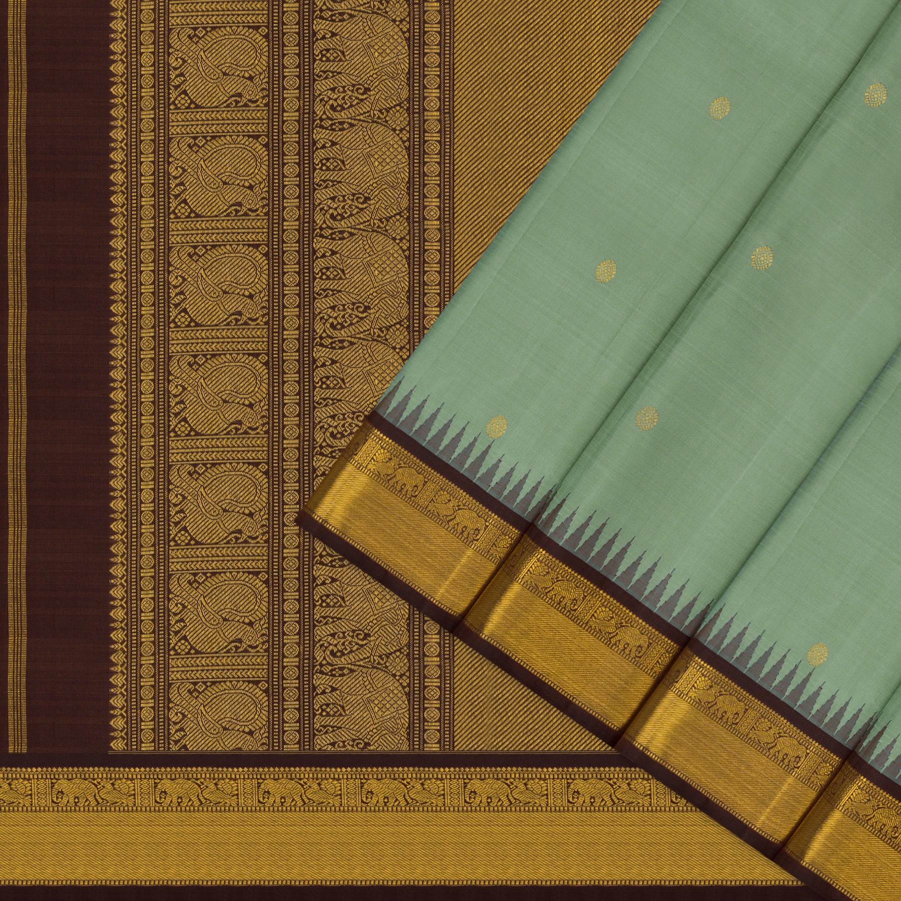 Kanakavalli Kanjivaram Silk Sari 25-109-HS001-09811 - Cover View