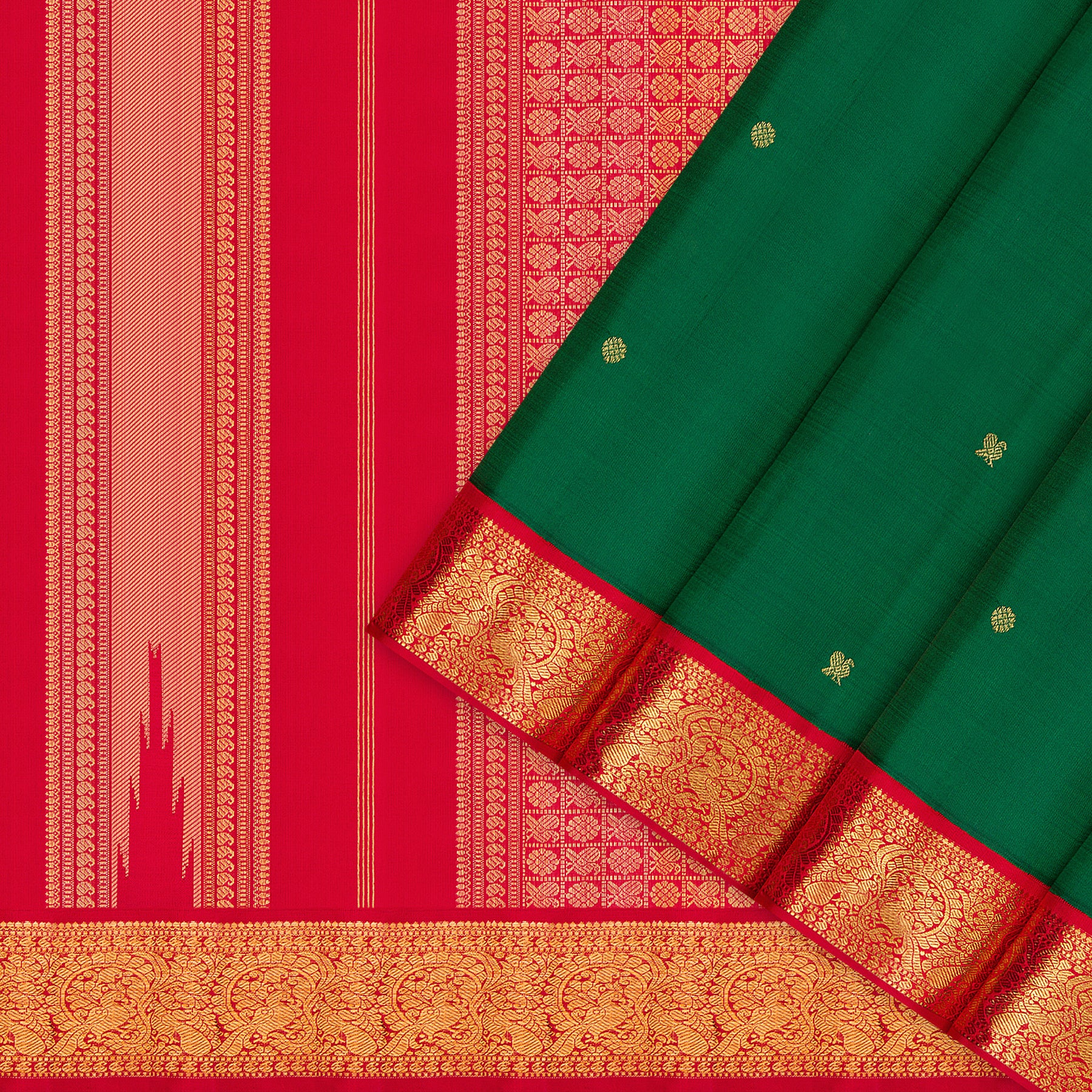 Kanakavalli Kanjivaram Silk Sari 25-109-HS001-09813 - Cover View