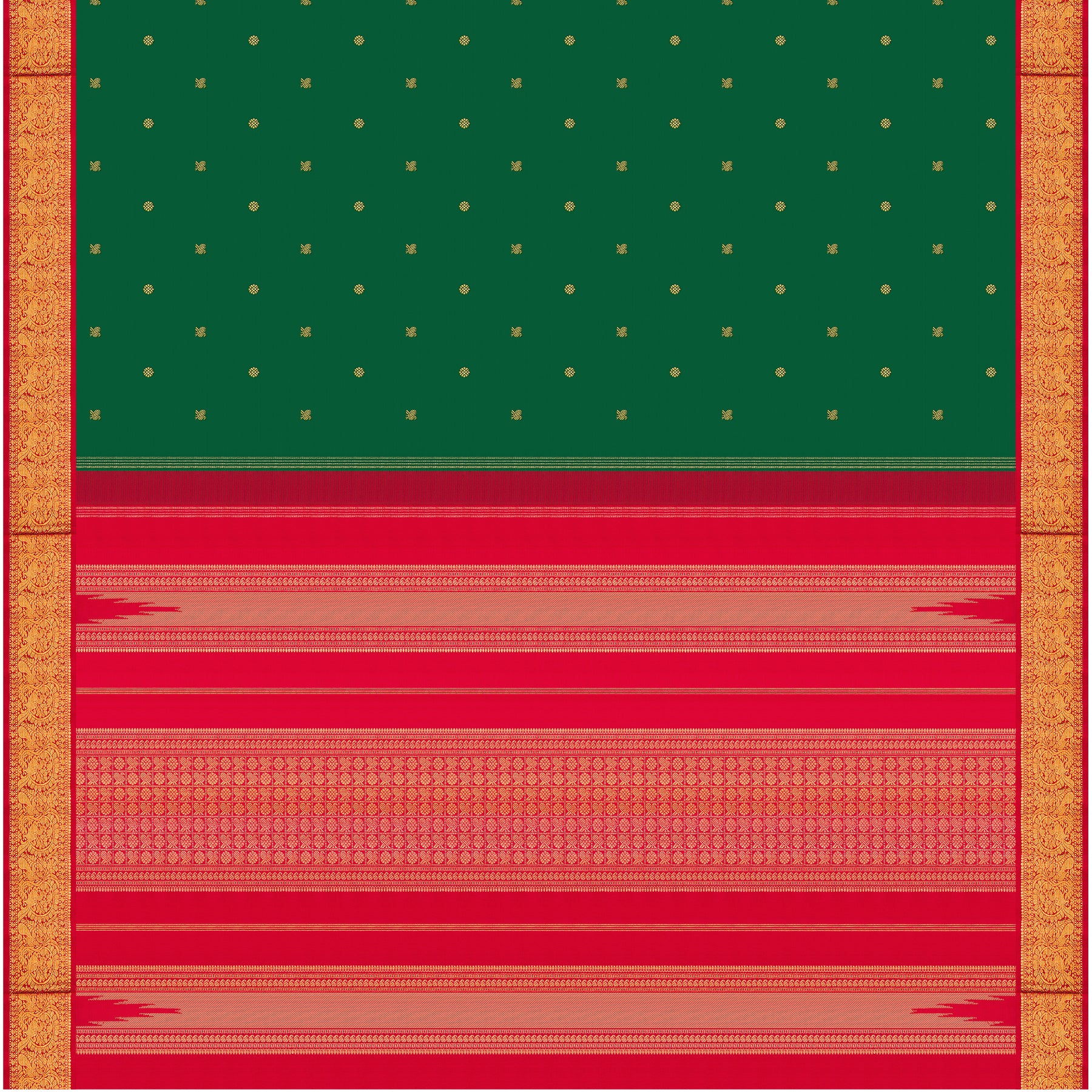 Kanakavalli Kanjivaram Silk Sari 25-109-HS001-09813 - Full View