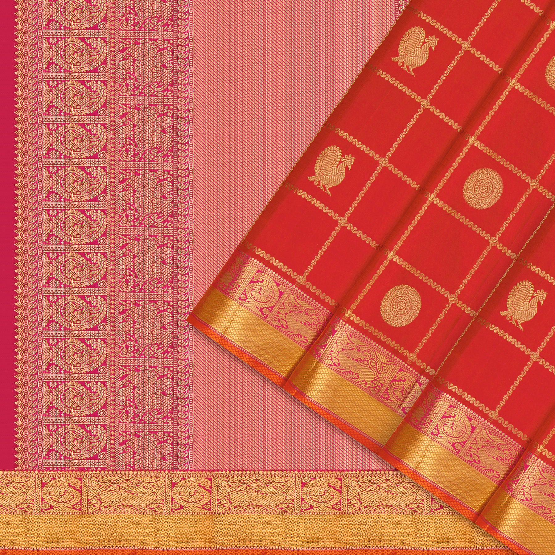 Kanakavalli Kanjivaram Silk Sari 25-109-HS001-09823 - Cover View