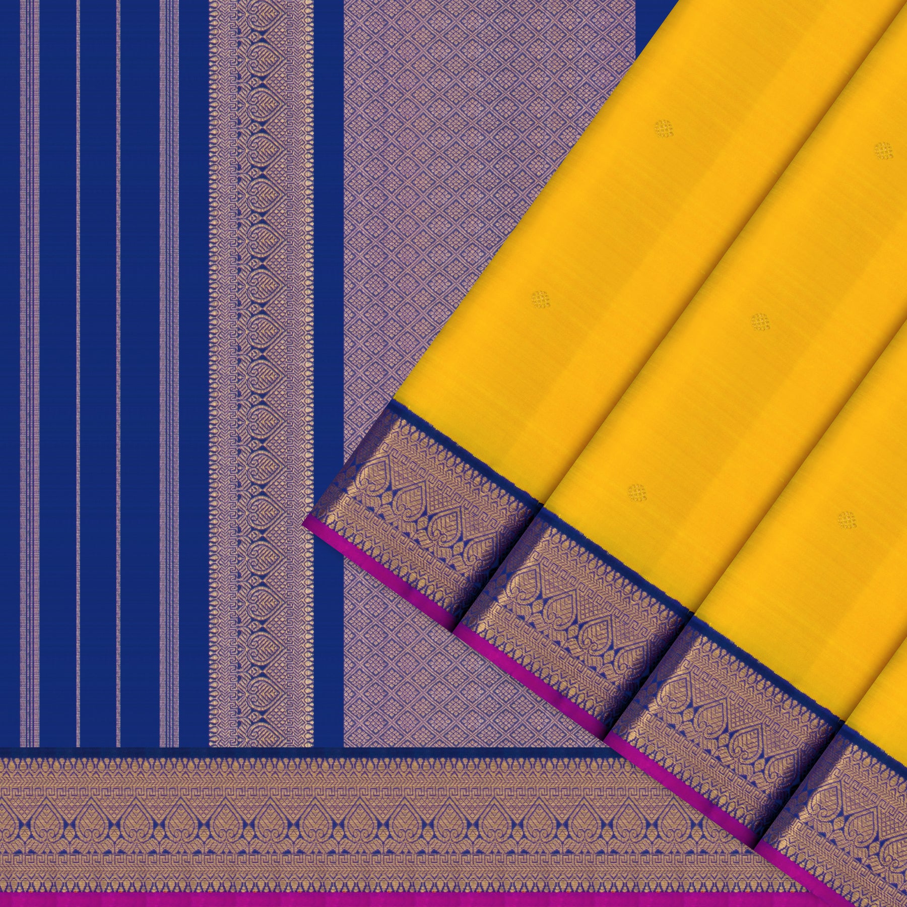 Kanakavalli Kanjivaram Silk Sari 25-109-HS001-09841 - Cover View