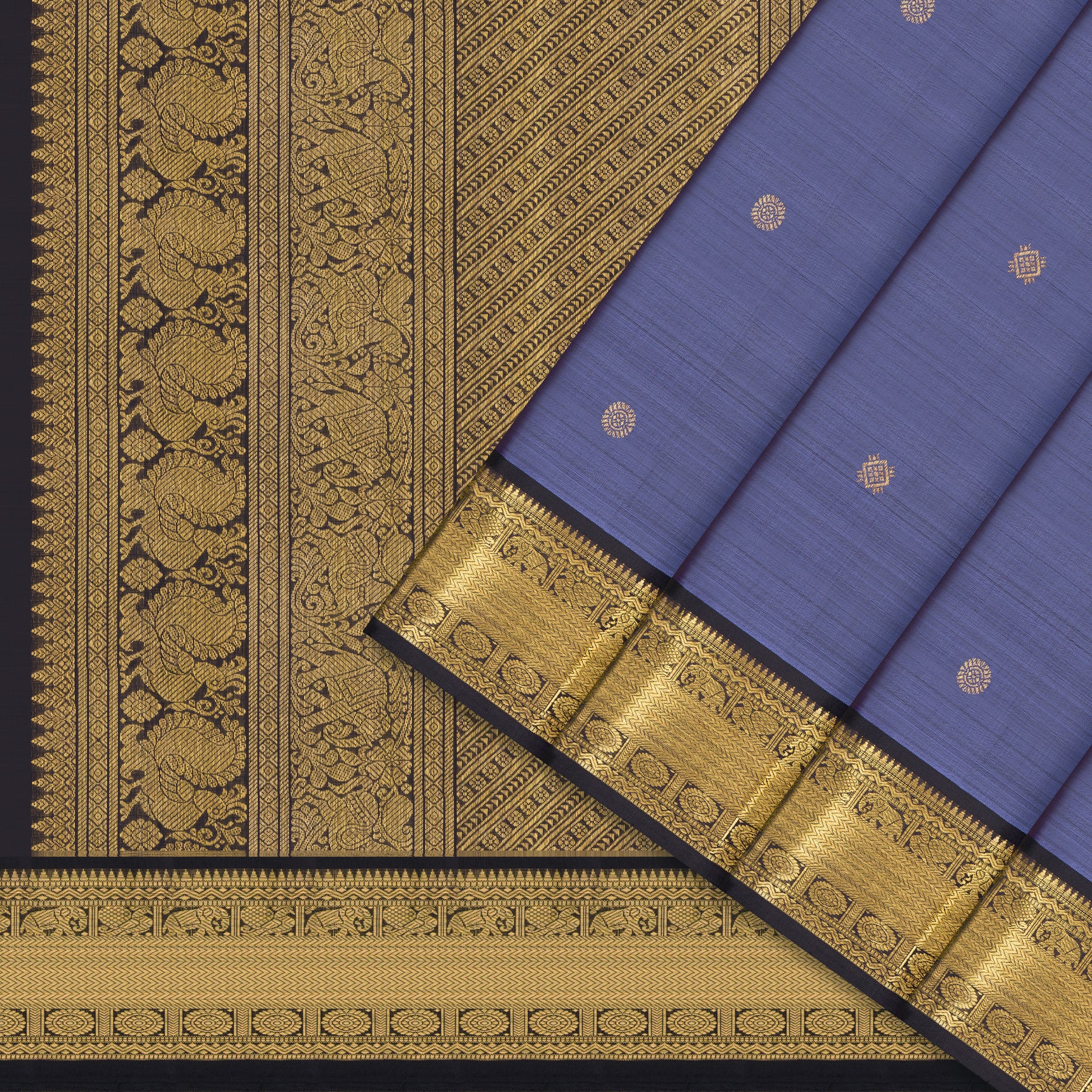 Kanakavalli Kanjivaram Silk Sari 25-109-HS001-09842 - Cover View