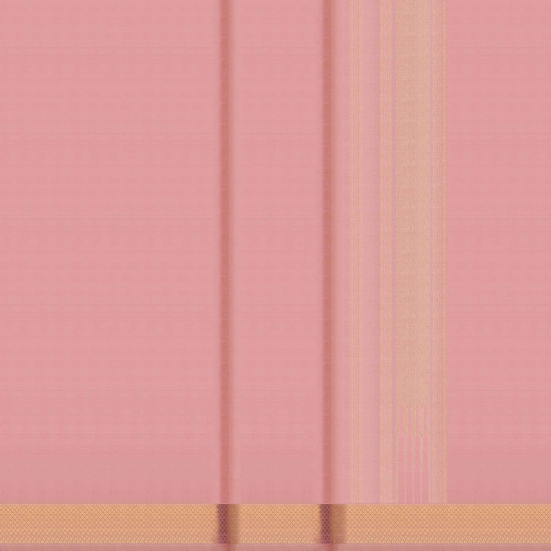 Kanakavalli Kanjivaram Silk Angavastram CO-ORD 25-110-AF001-00560 - Double Pleated View