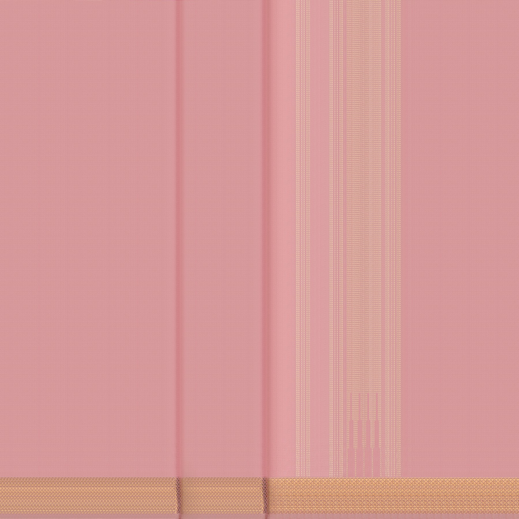 Kanakavalli Kanjivaram Silk Angavastram CO-ORD 25-110-AF001-00561 - Double Pleated View