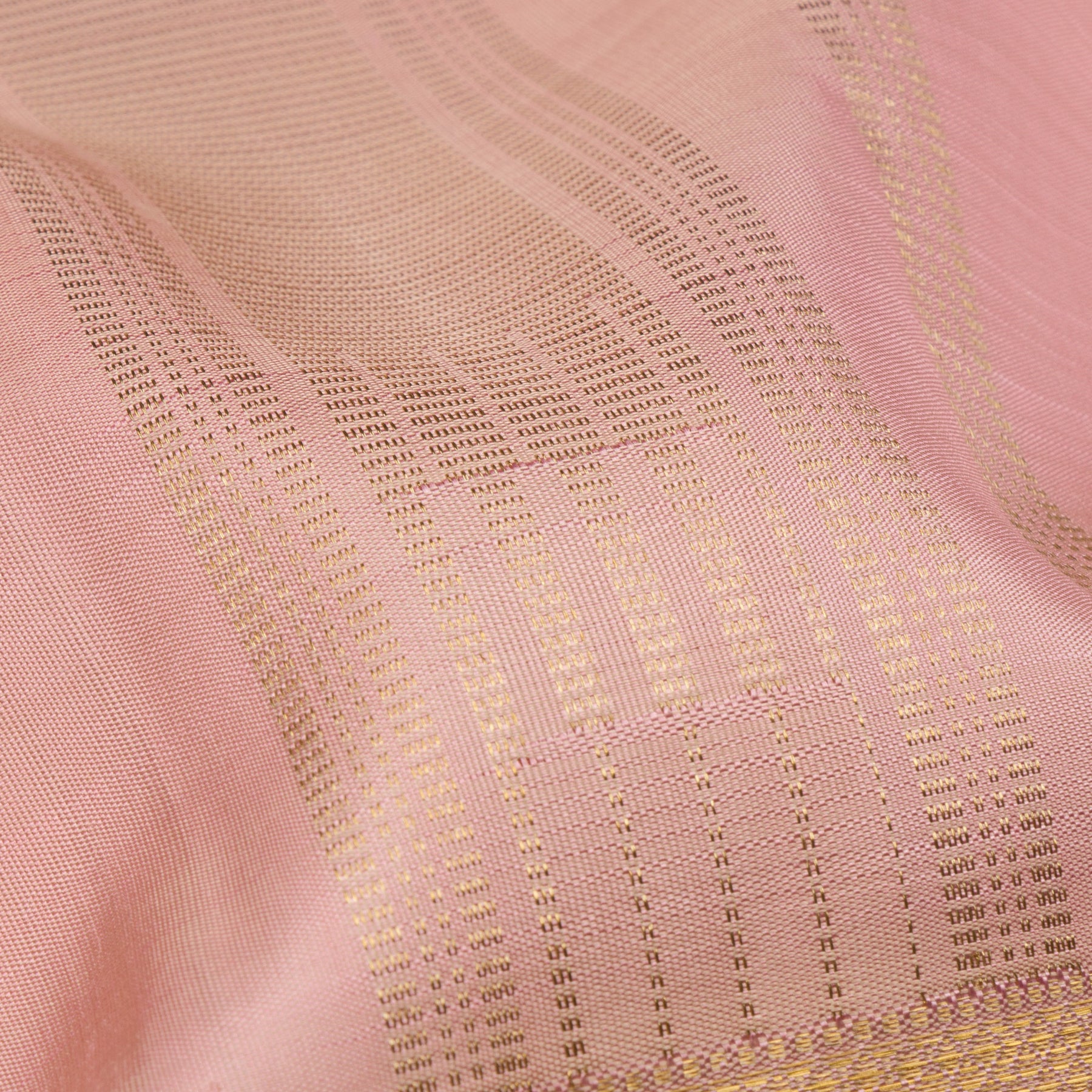 Kanakavalli Kanjivaram Silk Angavastram CO-ORD 25-110-AF001-01970 - Detailed Fabric View