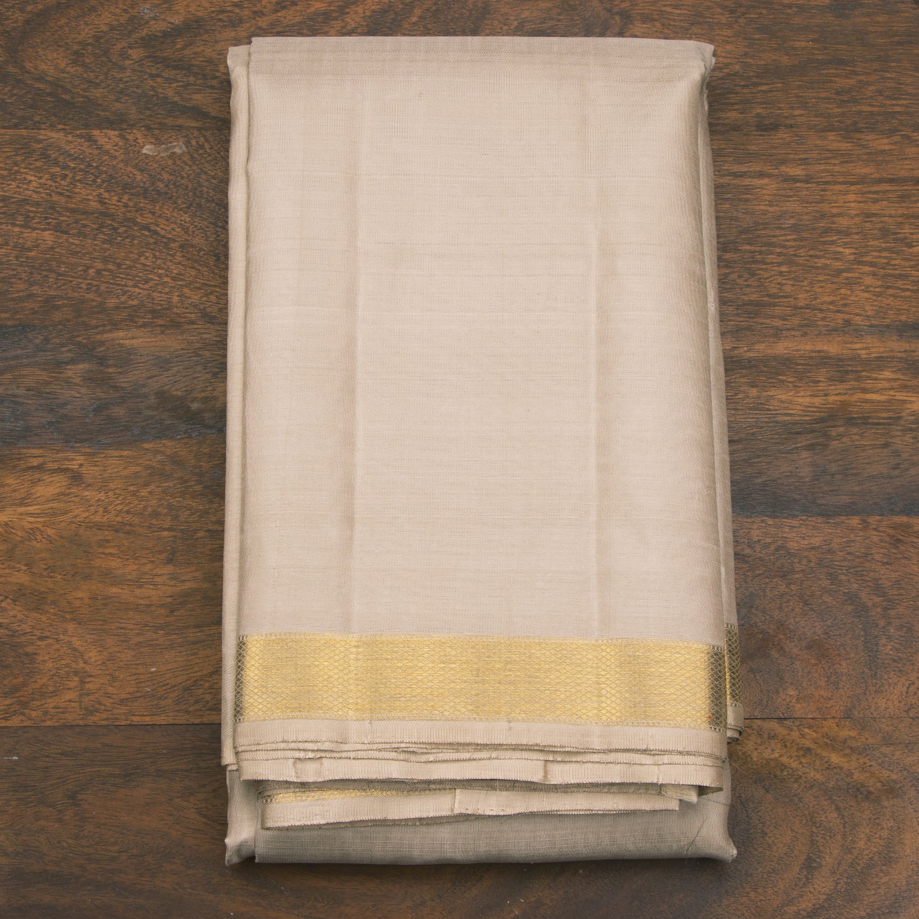 Kanakavalli Kanjivaram Silk Angavastram CO-ORD 25-110-AF001-01971 - Folded View