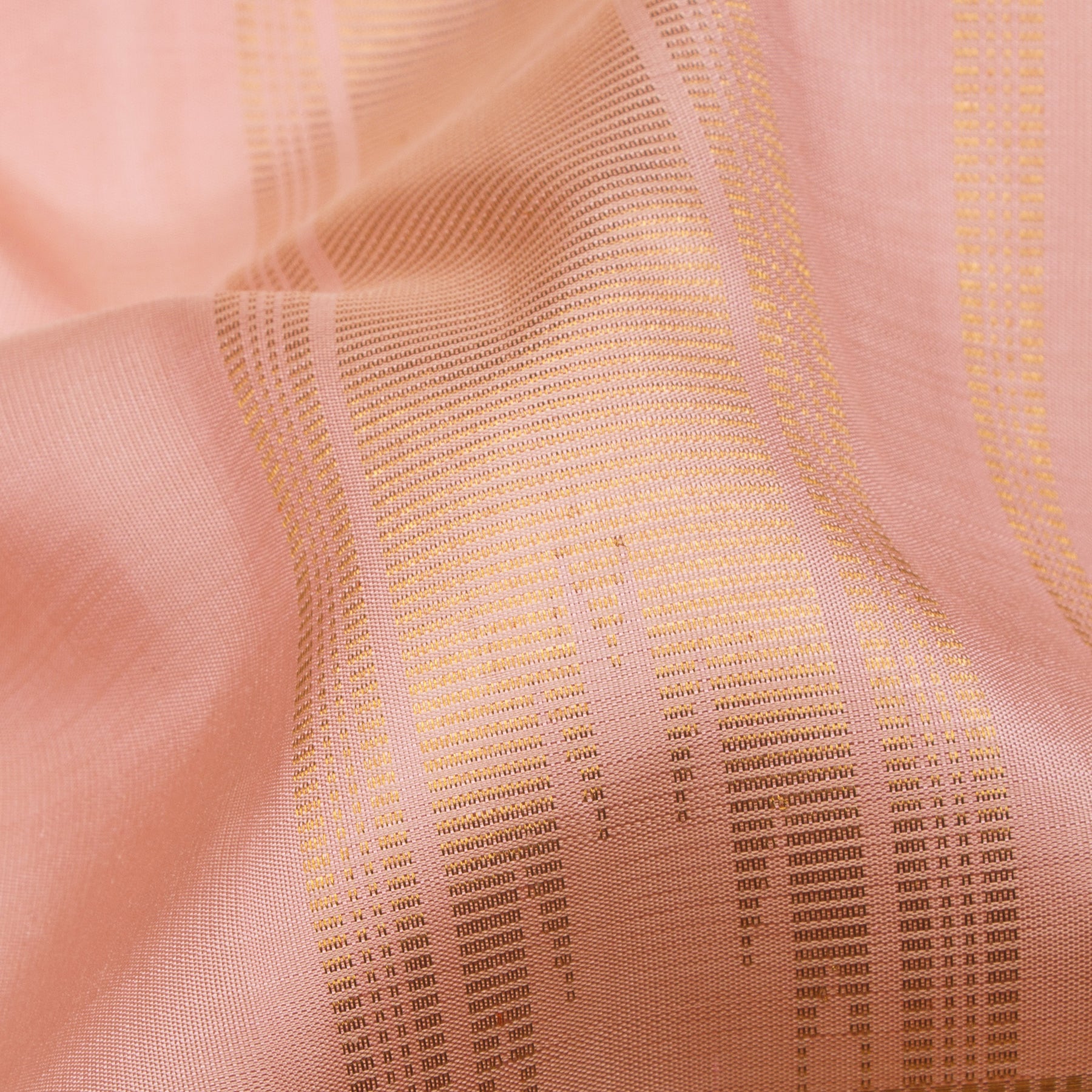 Kanakavalli Kanjivaram Silk Angavastram CO-ORD 25-110-AF001-01973 - Detailed Fabric View