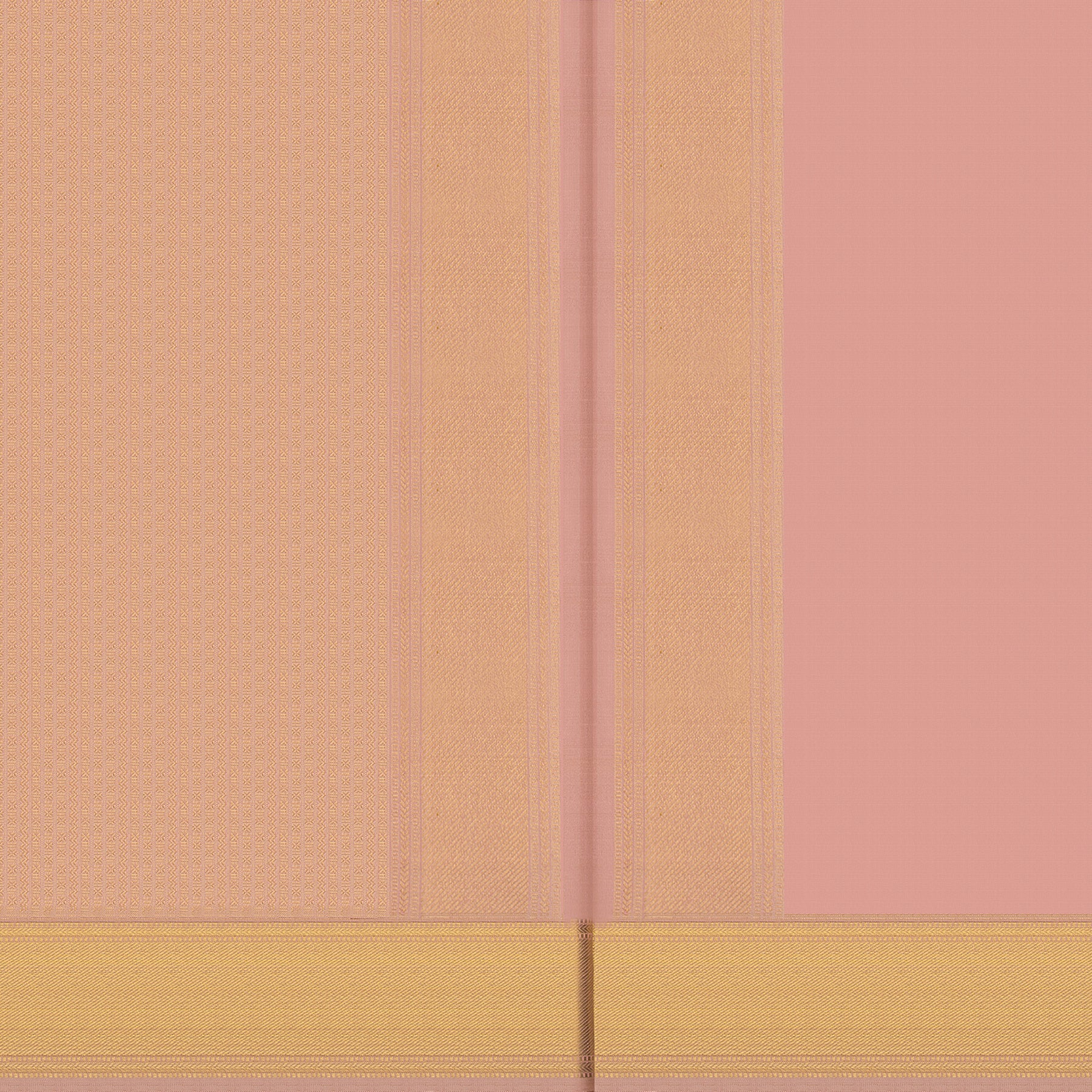 Kanakavalli Kanjivaram Silk Angavastram CO-ORD 25-110-AF001-02943 - Angavastram View