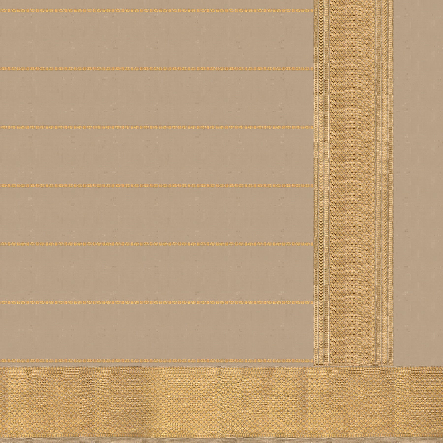 Kanakavalli Kanjivaram Silk Angavastram CO-ORD 25-110-AF001-02967 - Full View