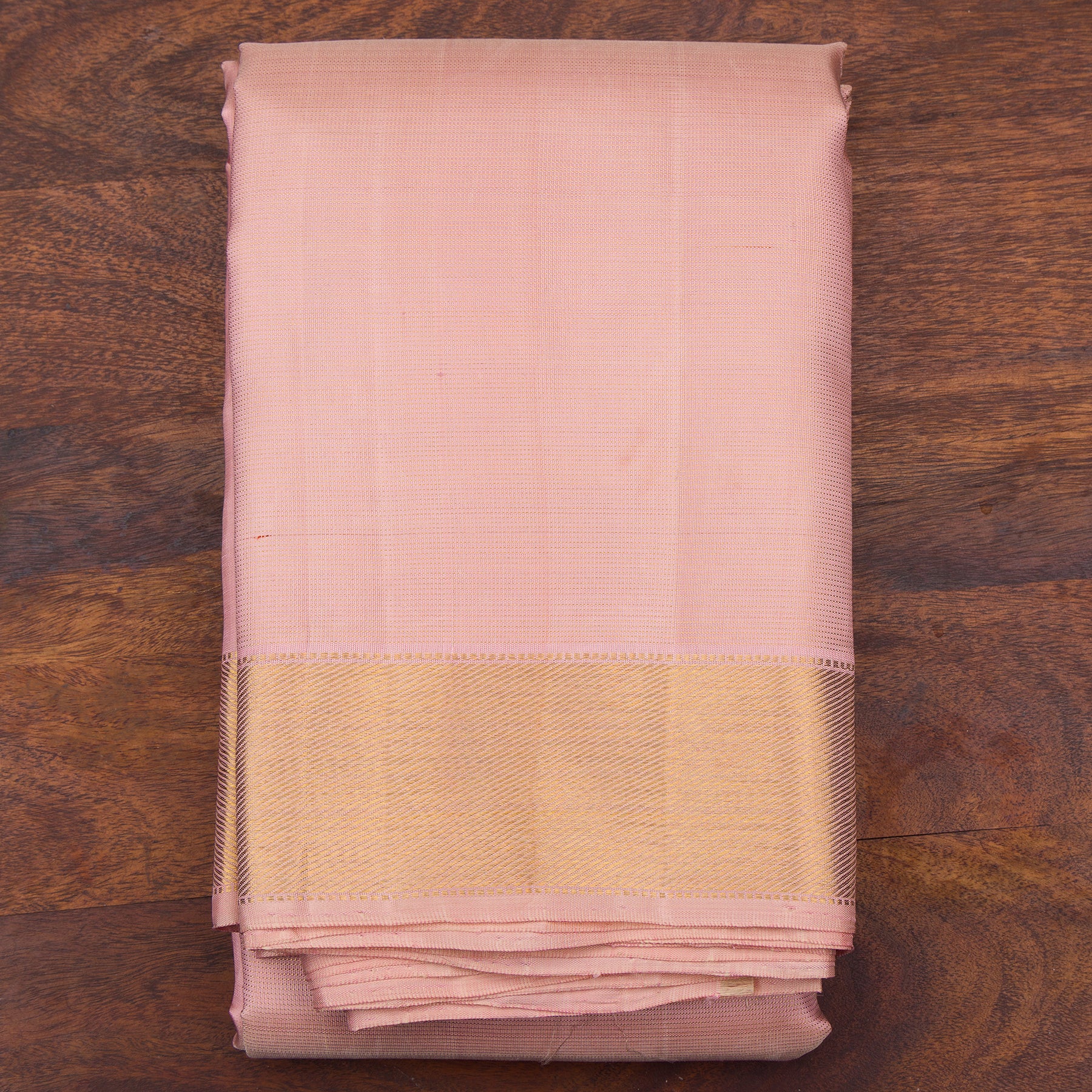 Kanakavalli Kanjivaram Silk Angavastram CO-ORD 25-110-AF001-04488 - Folded View