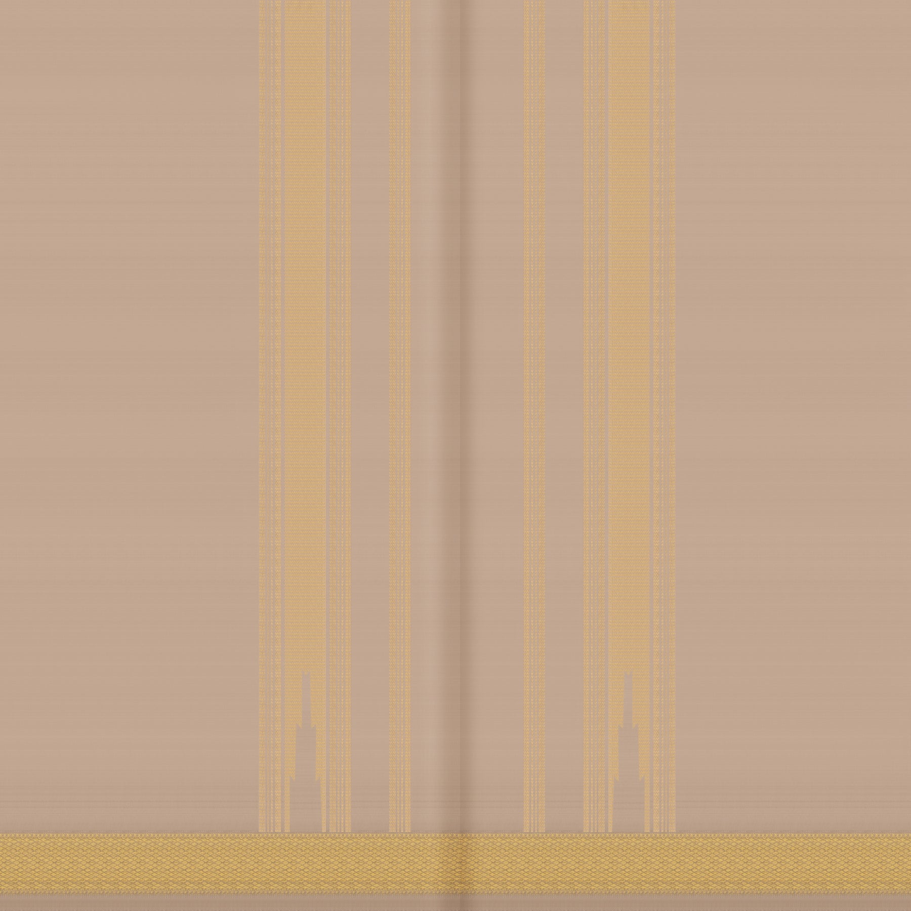 Kanakavalli Kanjivaram Silk Angavastram CO-ORD 25-110-AF001-04490 - Angavastram View