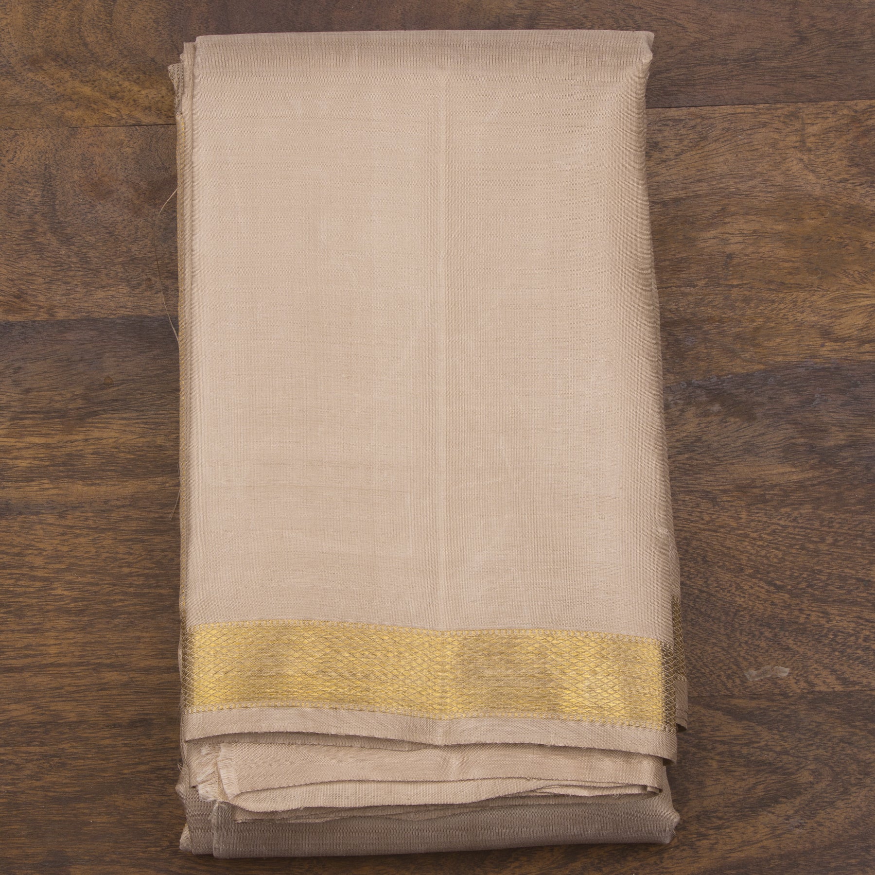 Kanakavalli Kanjivaram Silk Angavastram CO-ORD 25-110-AF001-04490 - Folded View