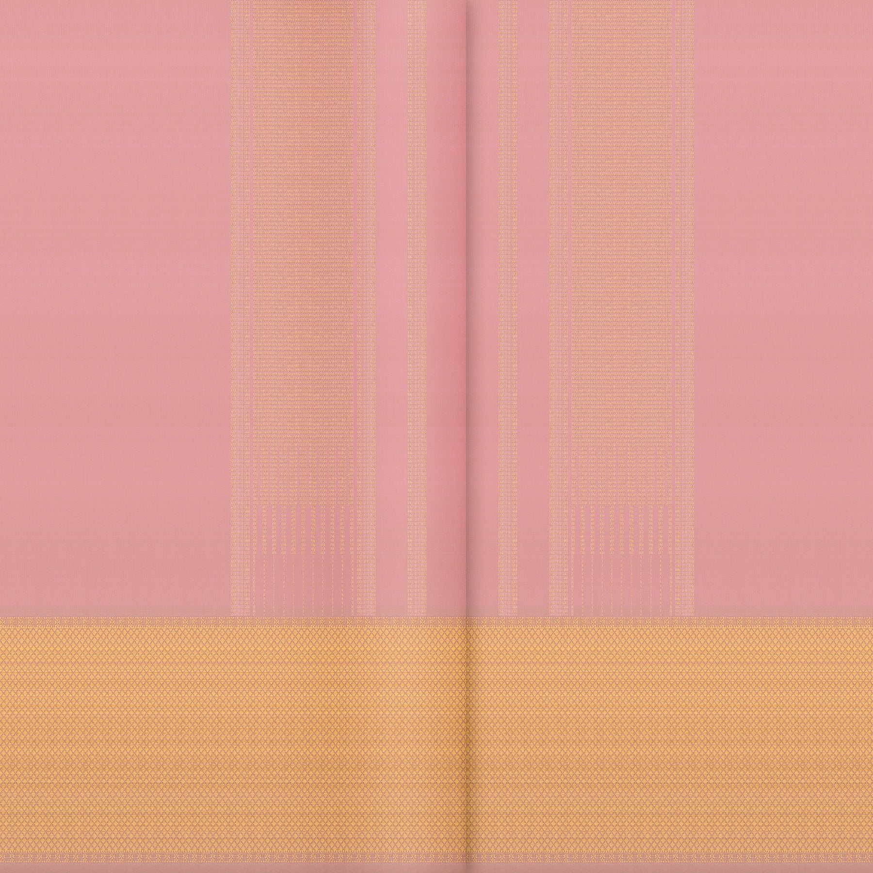 Kanakavalli Kanjivaram Silk Angavastram CO-ORD 25-110-AF001-04492 - Angavastram View