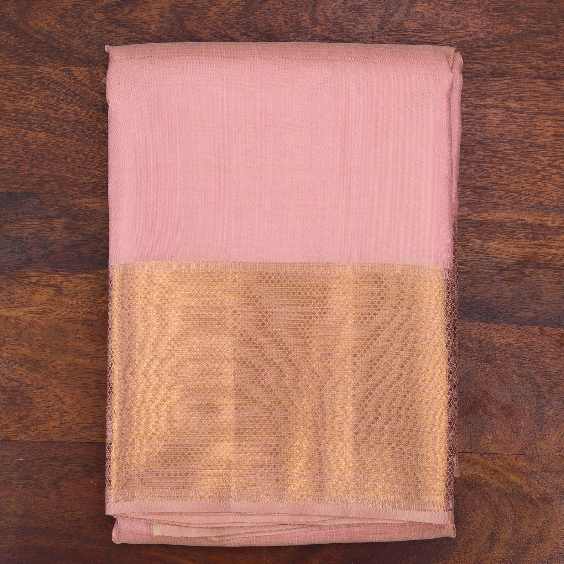 Kanakavalli Kanjivaram Silk Angavastram CO-ORD 25-110-AF001-04492 - Folded View
