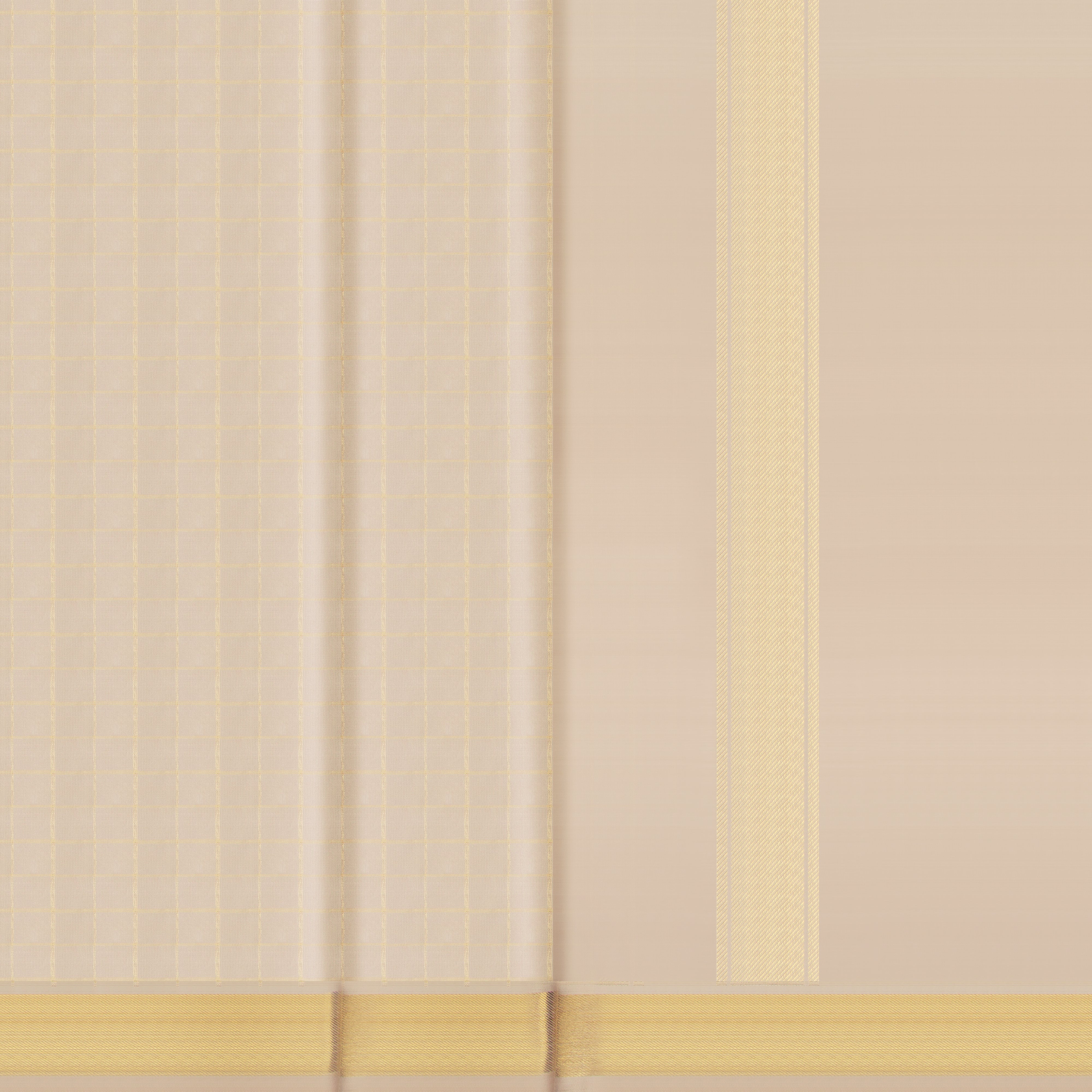 Kanakavalli Kanjivaram Silk Angavastram CO-ORD 25-110-AF001-08206 - Double Pleated View