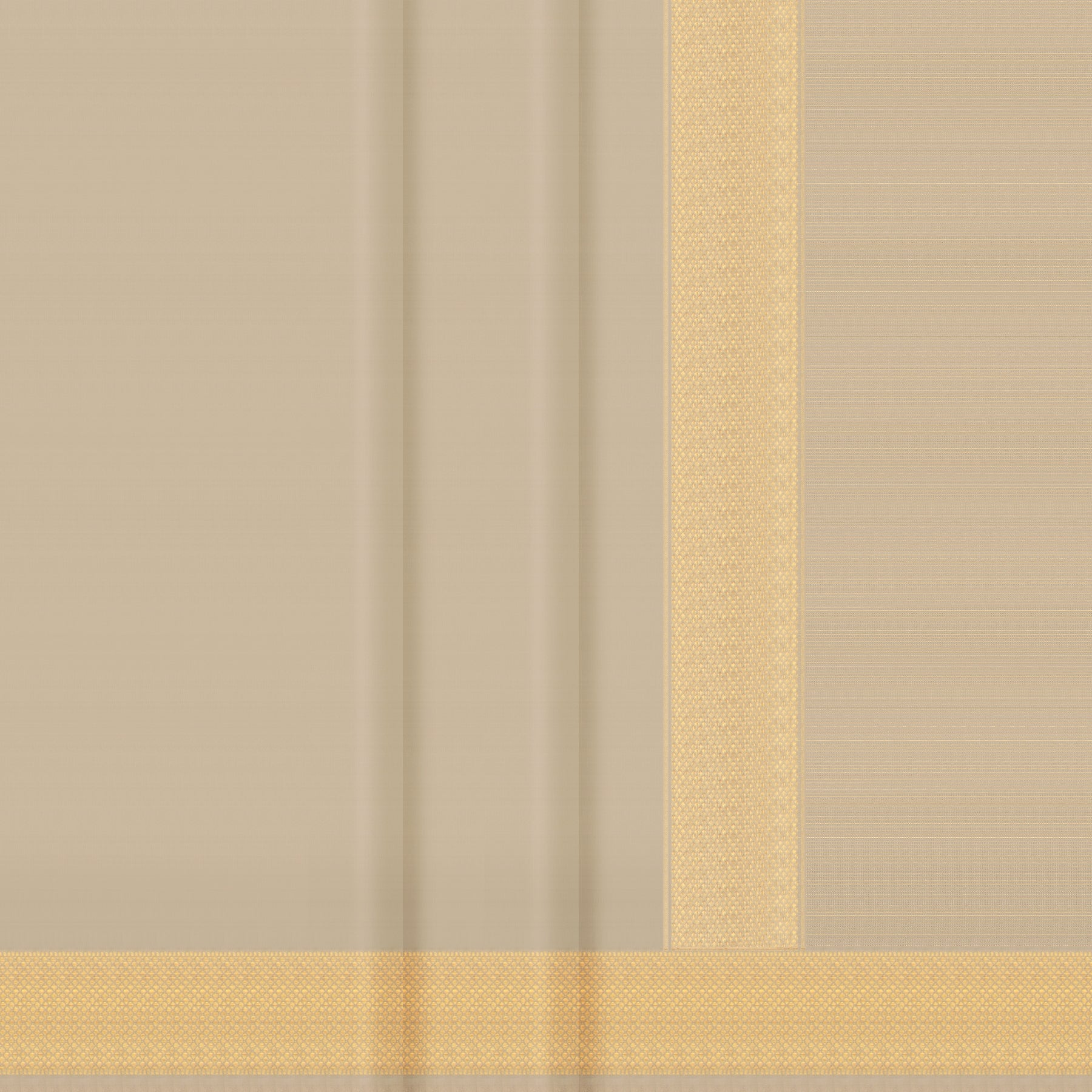 Kanakavalli Kanjivaram Silk Angavastram CO-ORD 25-110-AF001-08208 - Double Pleated View