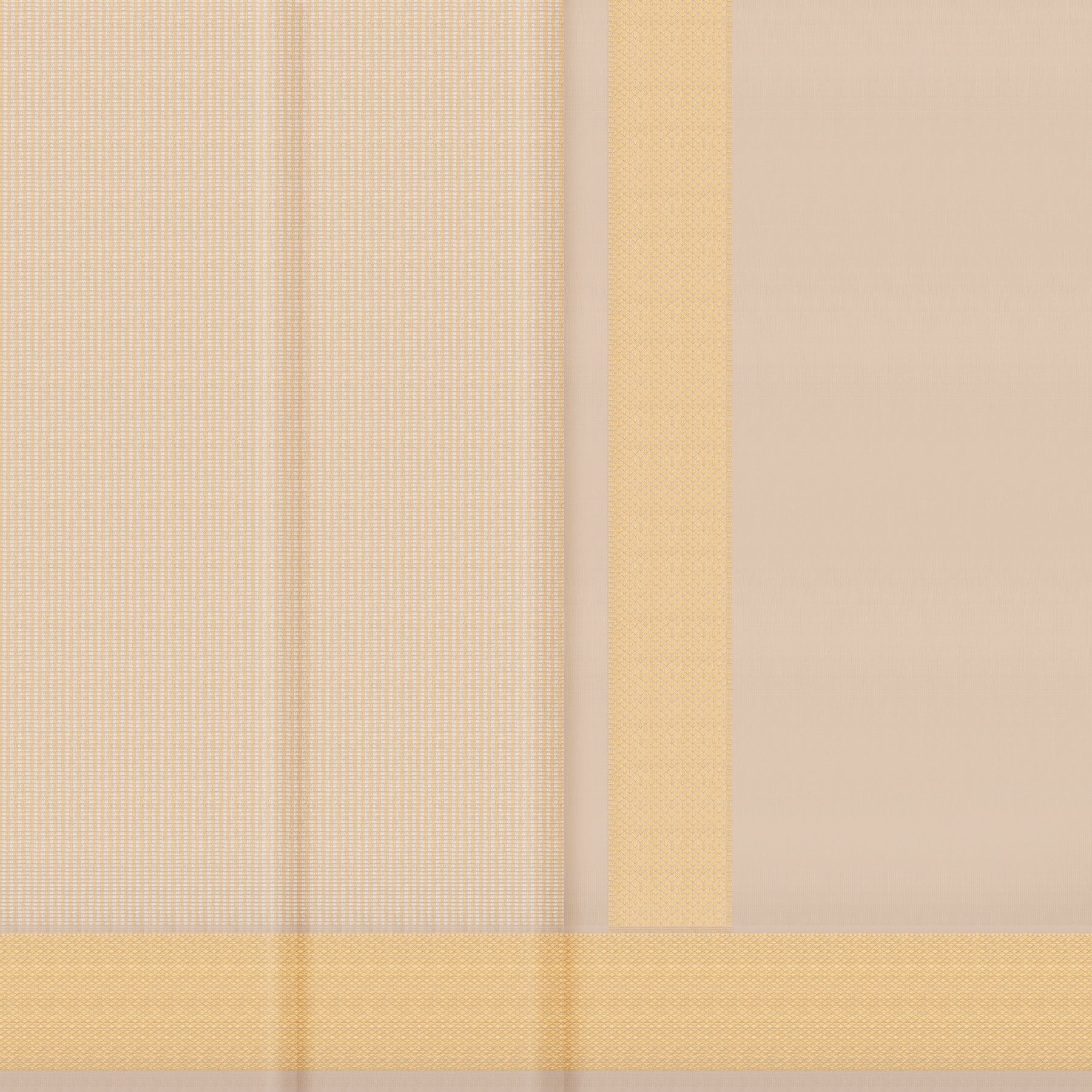 Kanakavalli Kanjivaram Silk Angavastram CO-ORD 25-110-AF001-10846 - Double Pleated View
