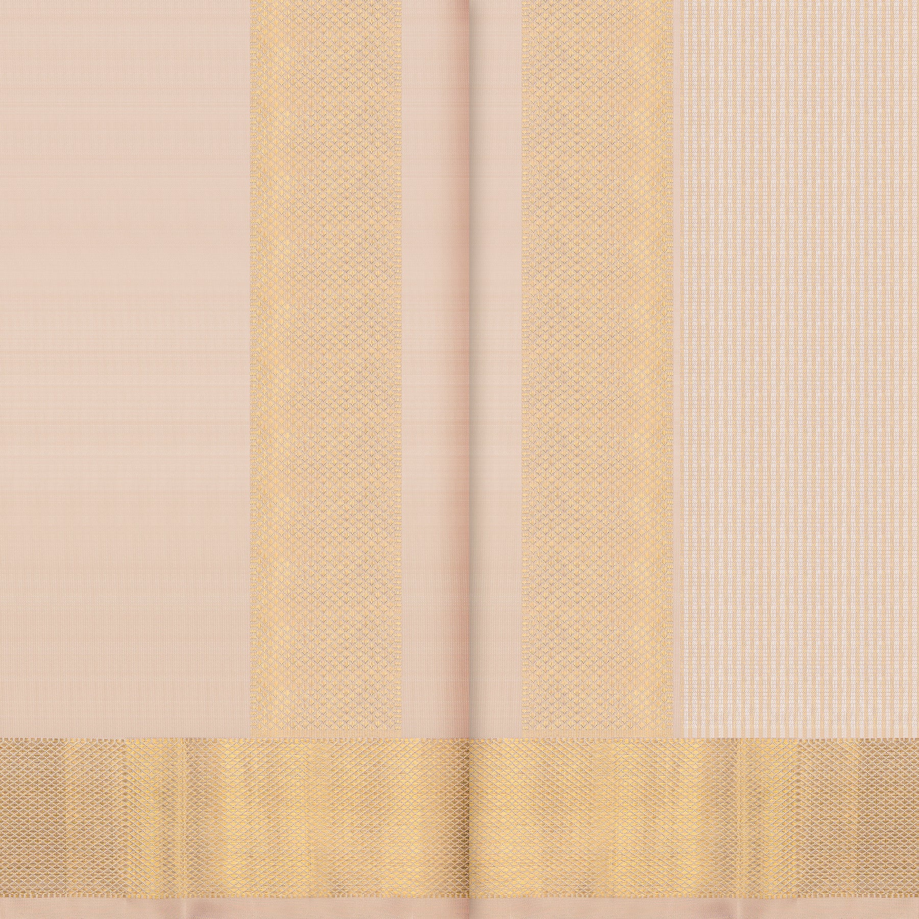 Kanakavalli Kanjivaram Silk Angavastram CO-ORD 25-110-AF001-10847 - Angavastram View