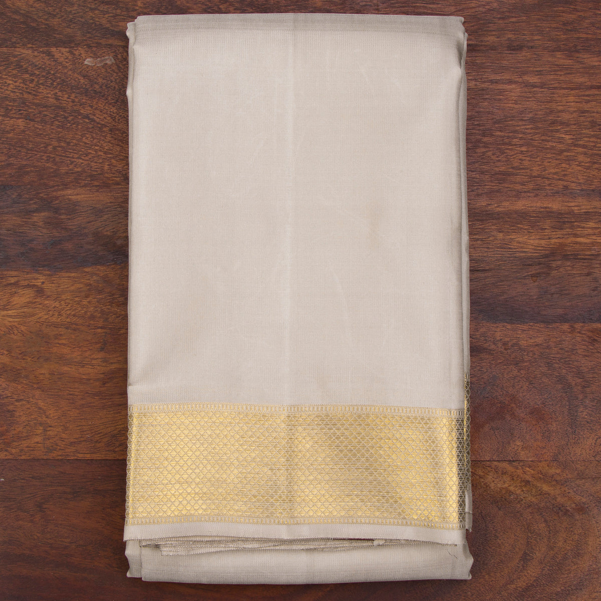 Kanakavalli Kanjivaram Silk Angavastram CO-ORD 25-110-AF001-10856 - Folded View