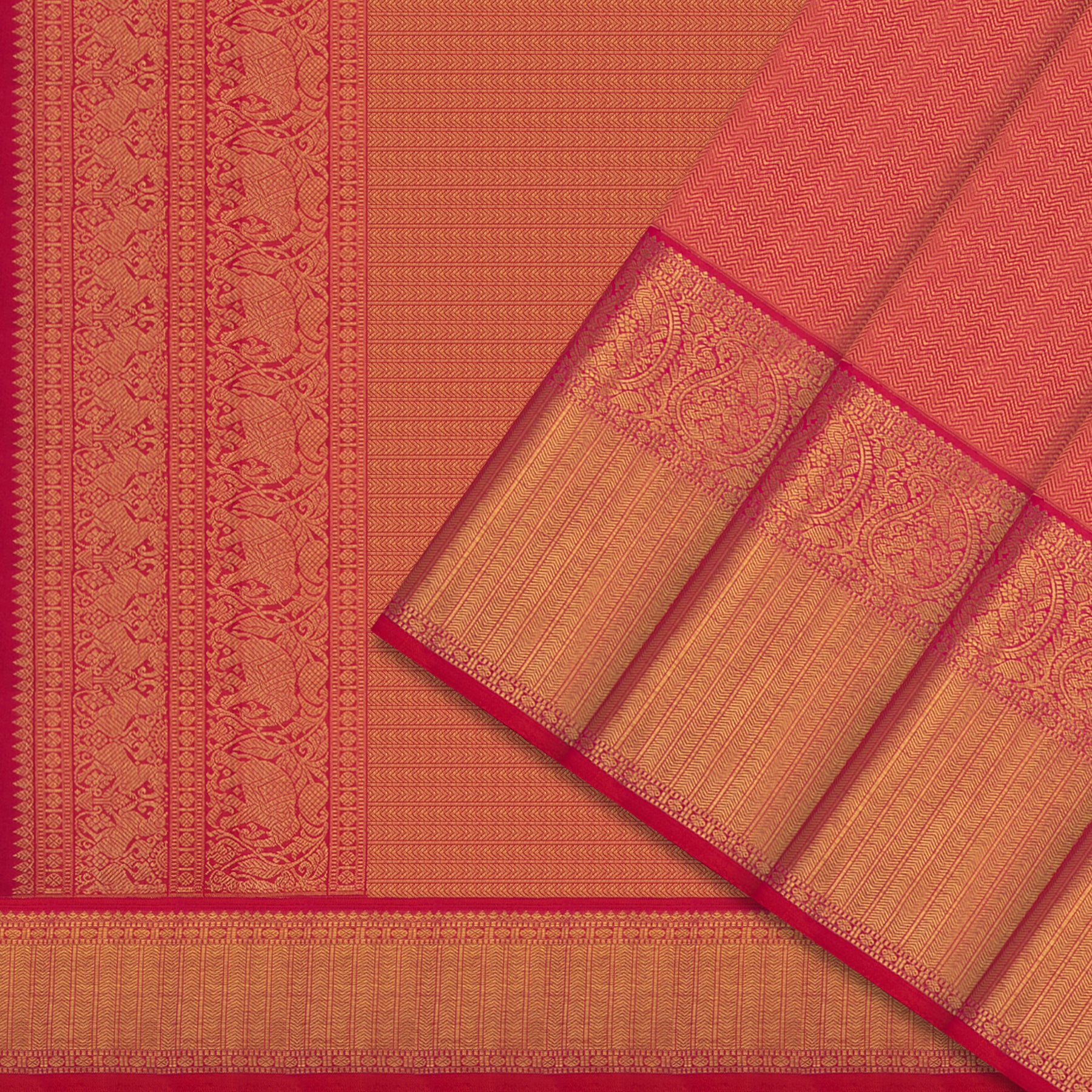 Kanakavalli Kanjivaram Silk Sari 25-110-HS001-00682 - Cover View