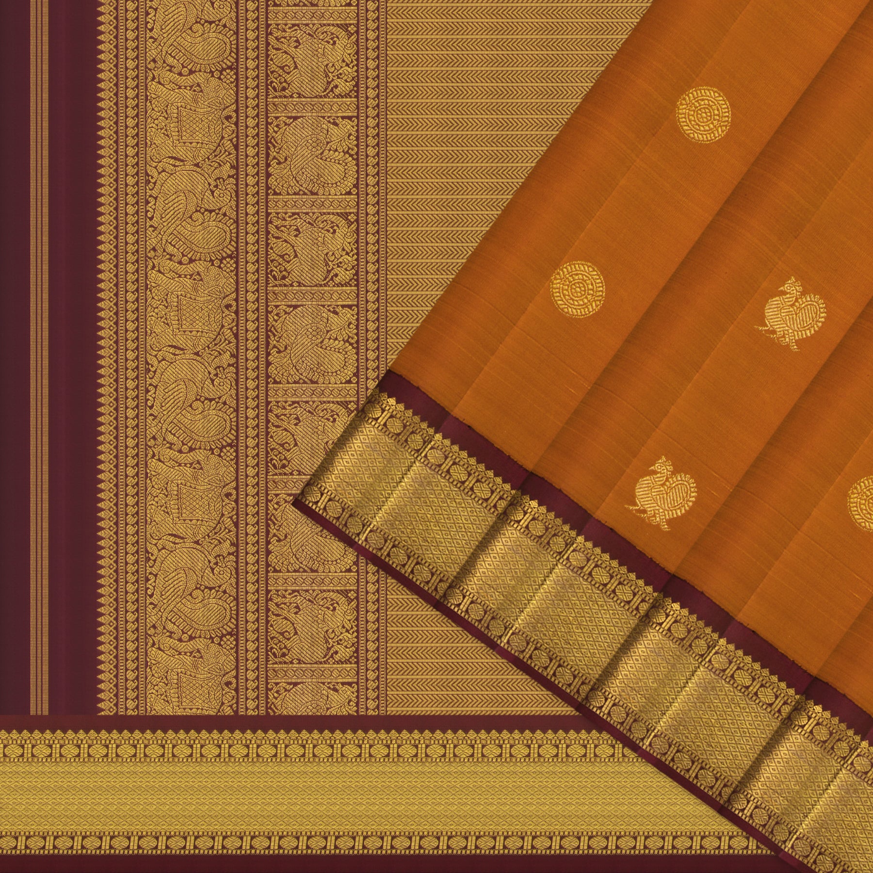 Kanakavalli Kanjivaram Silk Sari 25-110-HS001-00754 - Cover View
