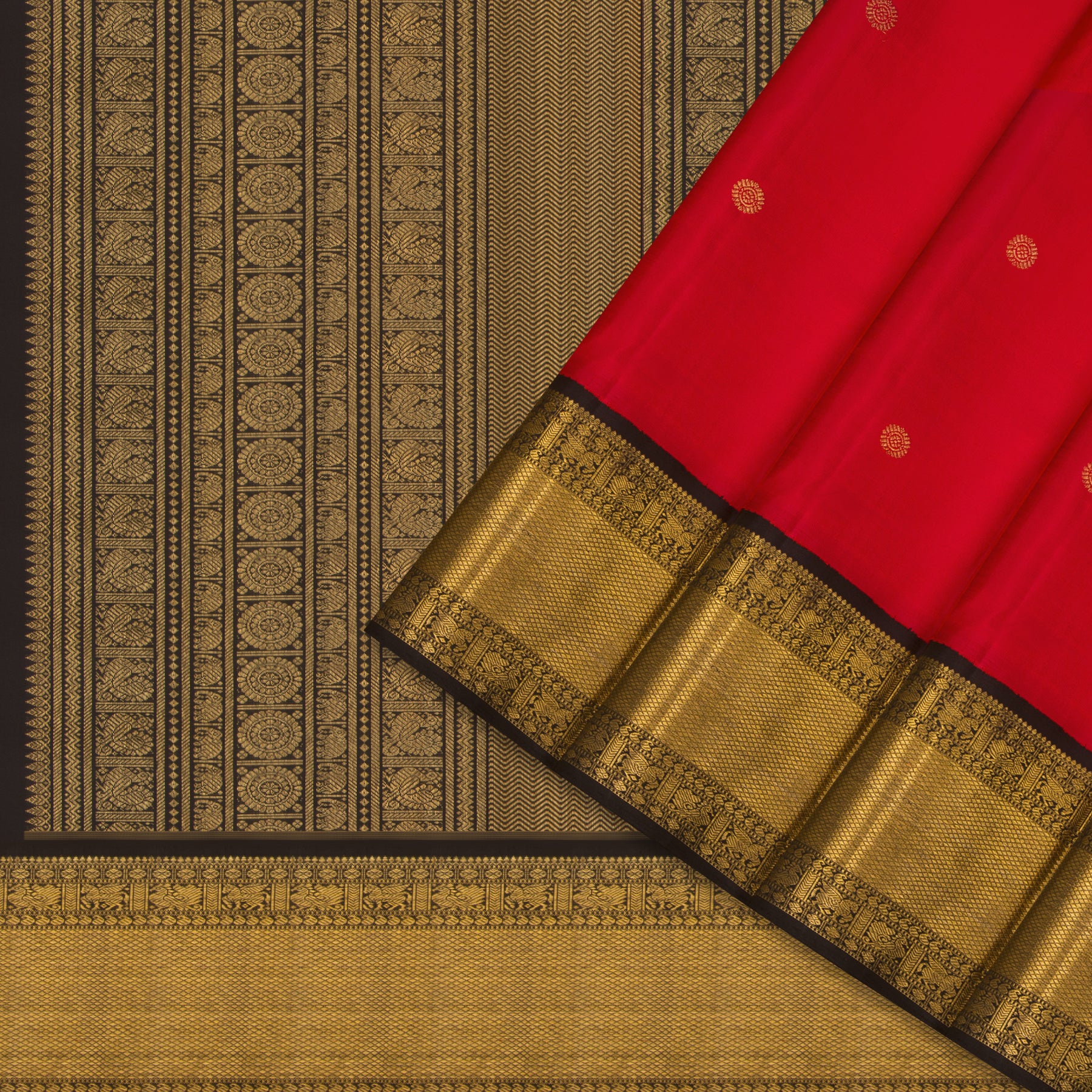 Kanakavalli Kanjivaram Silk Sari 25-110-HS001-00757 - Cover View