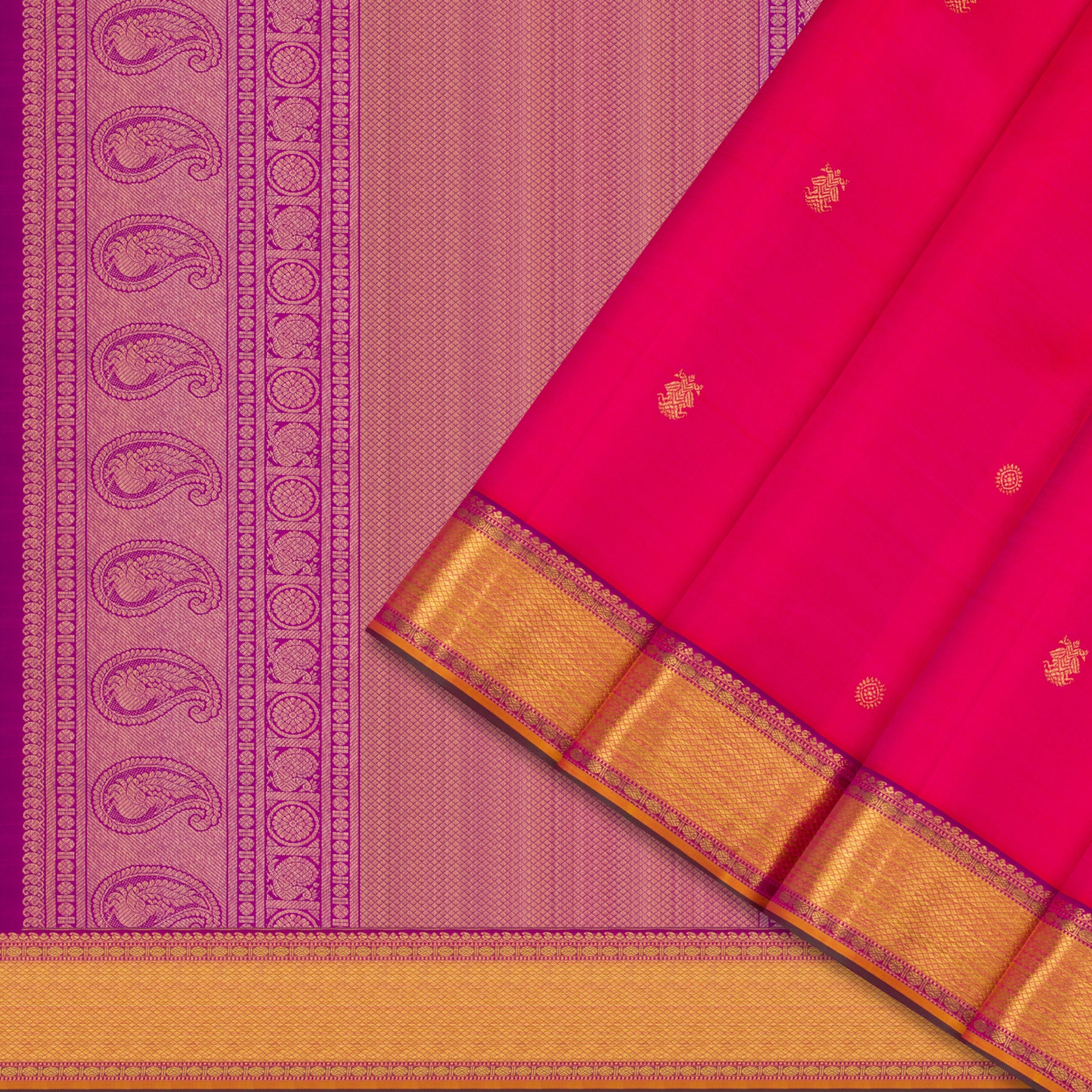 Kanakavalli Kanjivaram Silk Sari 25-110-HS001-00824 - Cover View
