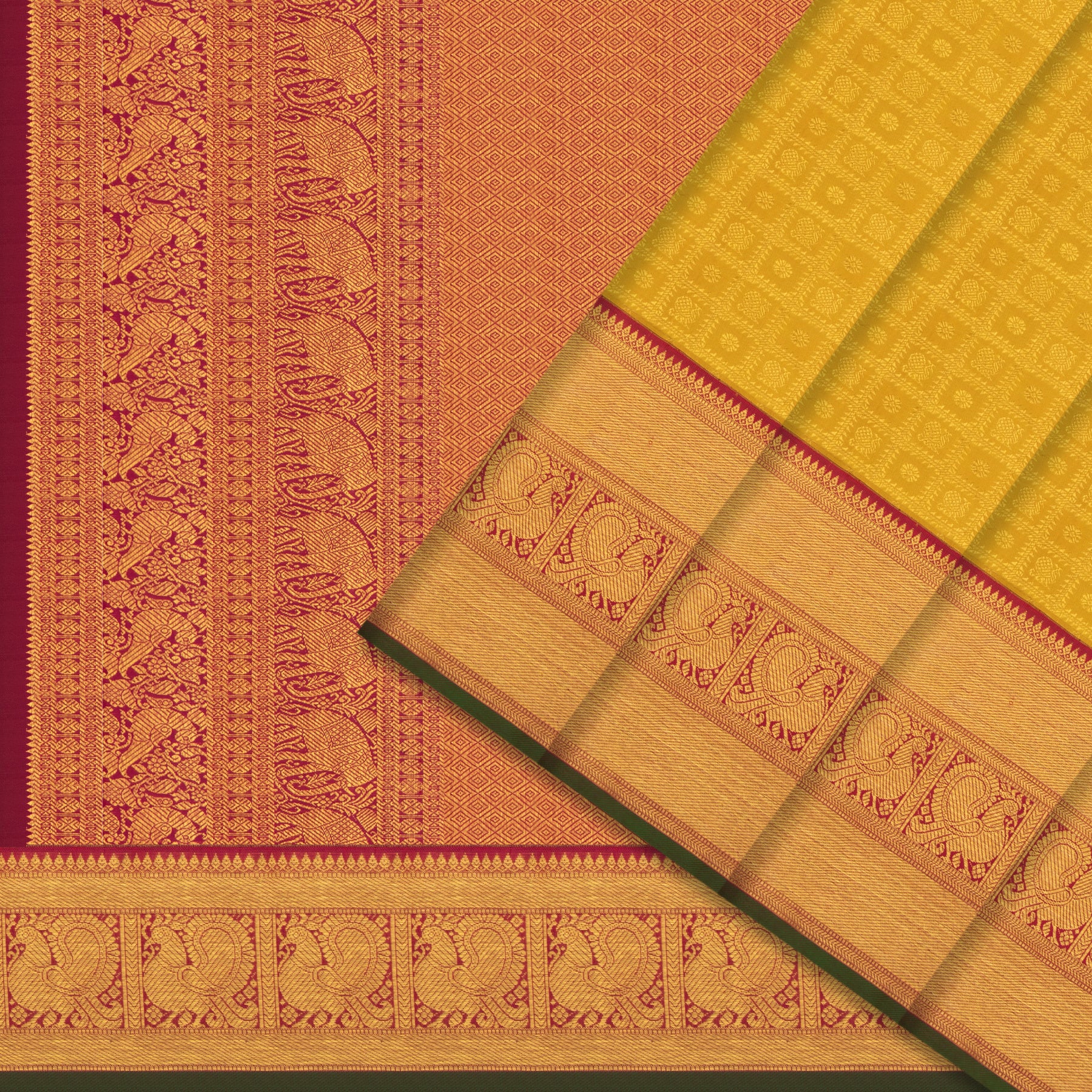 Kanakavalli Kanjivaram Silk Sari 25-110-HS001-01977 - Cover View