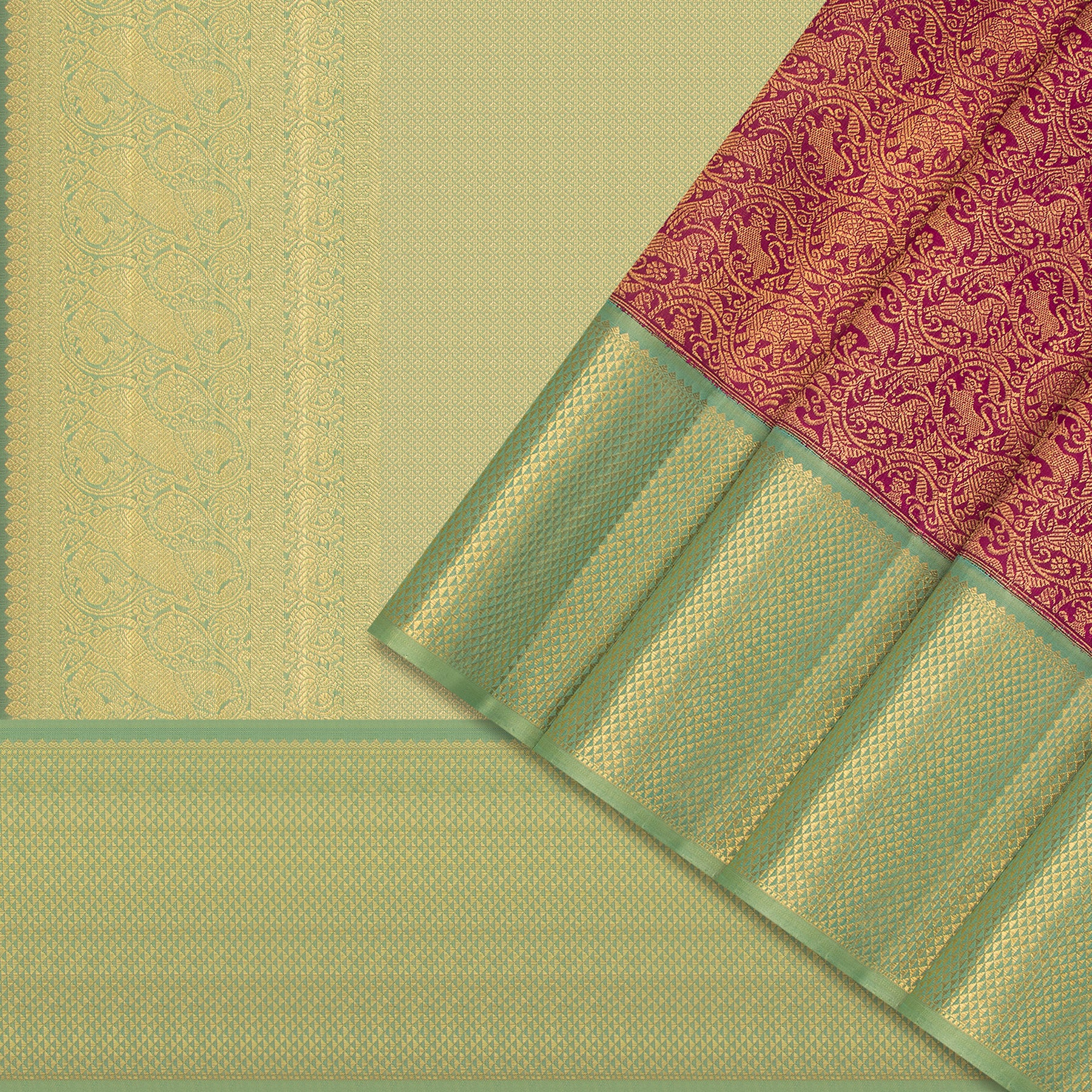 Kanakavalli Kanjivaram Silk Sari 25-110-HS001-02002 - Cover View