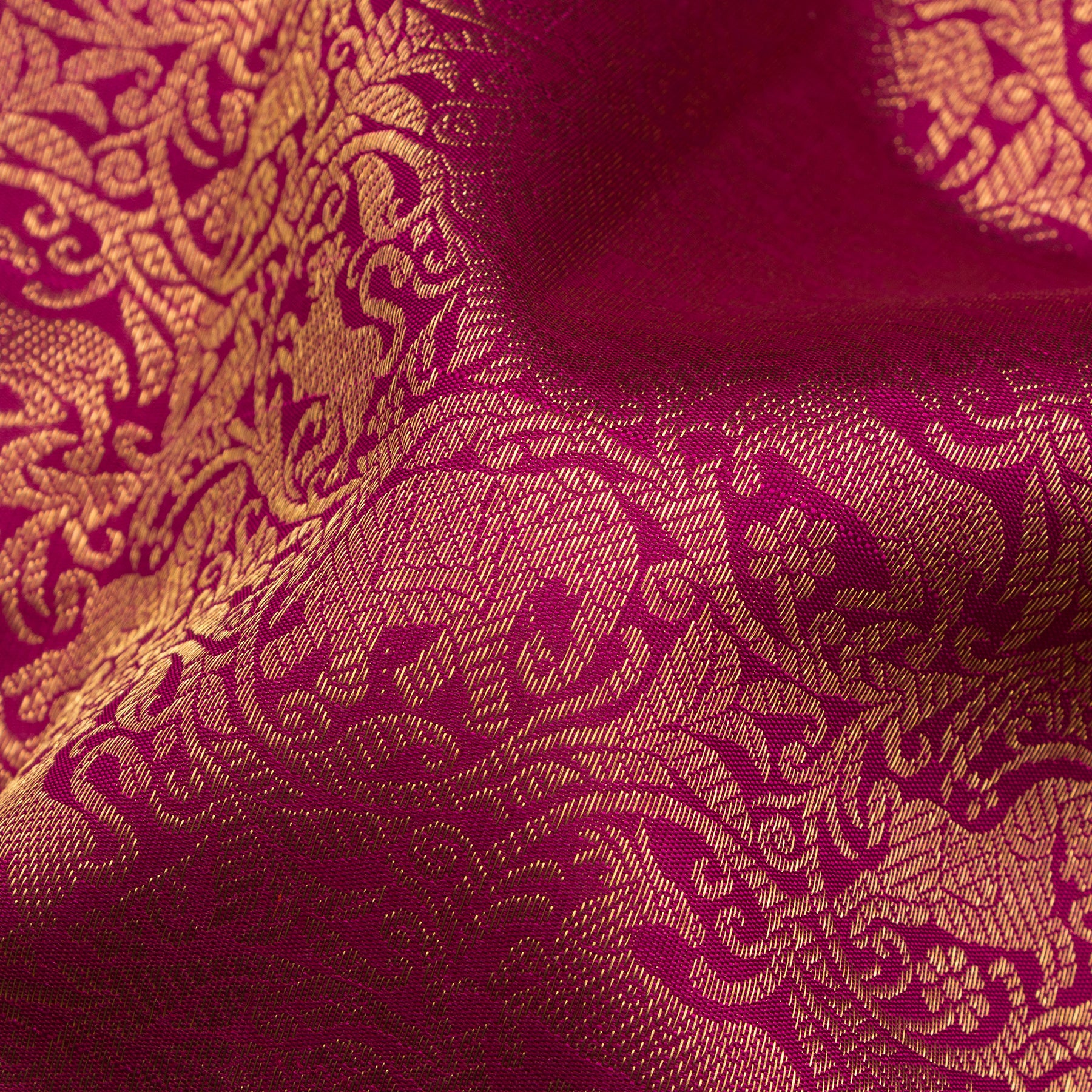 Kanakavalli Kanjivaram Silk Sari 25-110-HS001-02002 - Fabric View