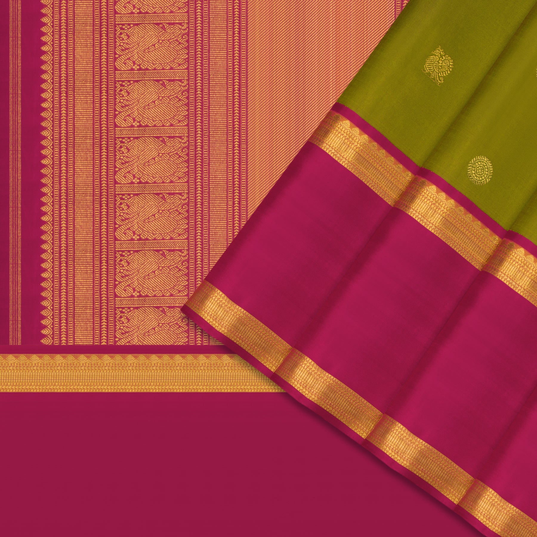 Kanakavalli Kanjivaram Silk Sari 25-110-HS001-02020 - Cover View