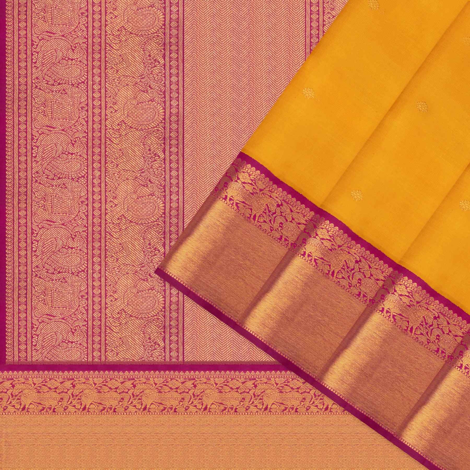 Kanakavalli Kanjivaram Silk Sari 25-110-HS001-02025 - Cover View