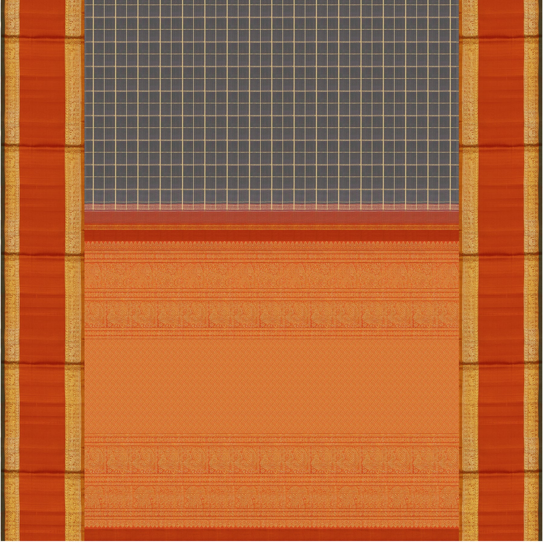 Kanakavalli Kanjivaram Silk Sari 25-110-HS001-02029 - Full View