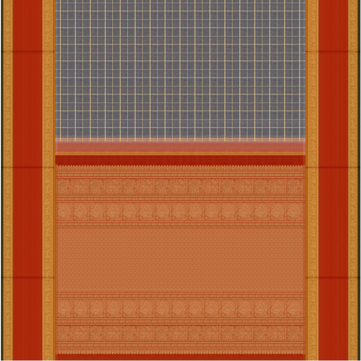 Kanakavalli Kanjivaram Silk Sari 25-110-HS001-02029 - Full View