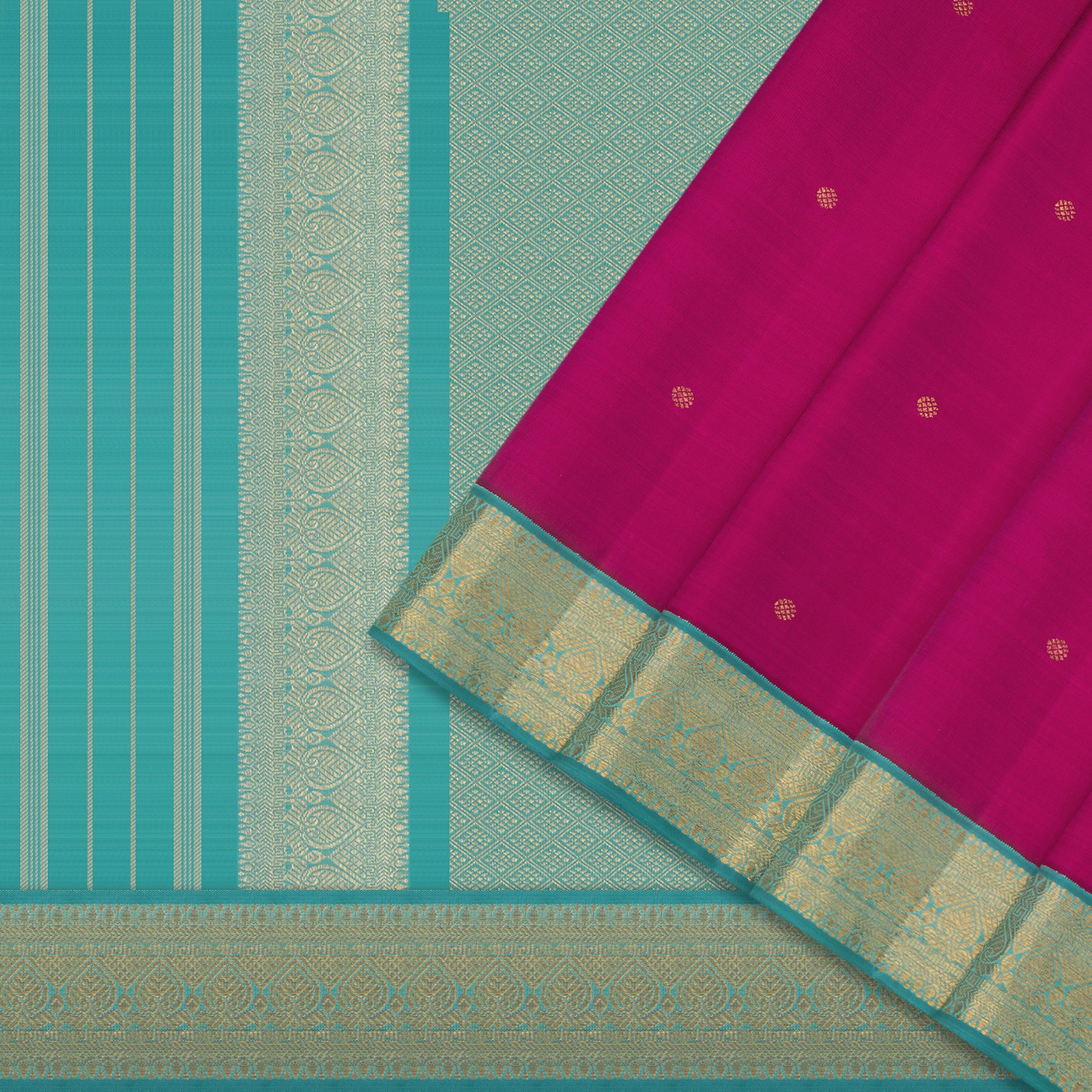 Kanakavalli Kanjivaram Silk Sari 25-110-HS001-02034 - Cover View