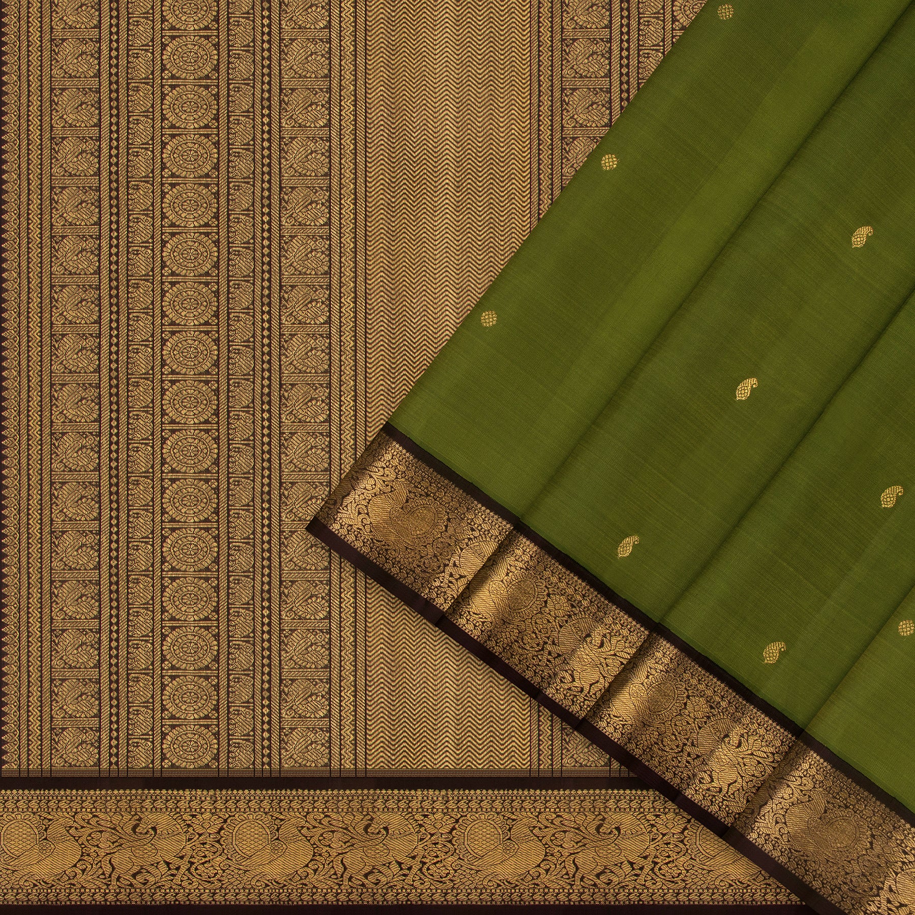 Kanakavalli Kanjivaram Silk Sari 25-110-HS001-02038 - Cover View
