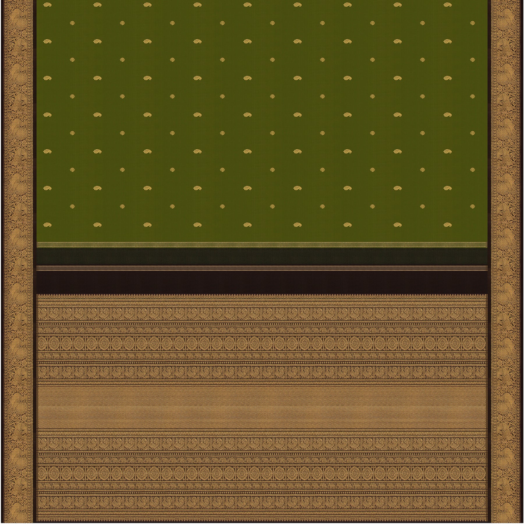 Kanakavalli Kanjivaram Silk Sari 25-110-HS001-02038 - Full View