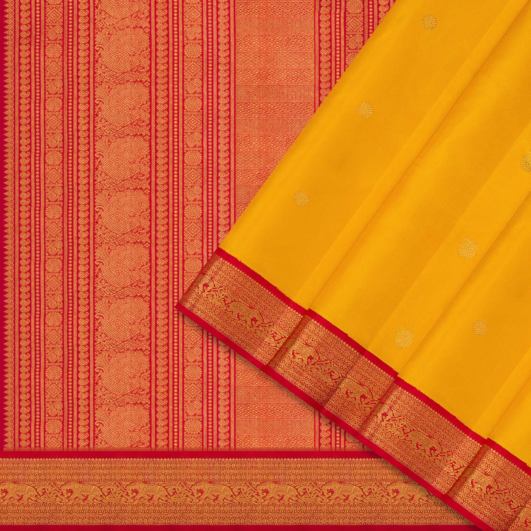 Kanakavalli Kanjivaram Silk Sari 25-110-HS001-02041 - Cover View