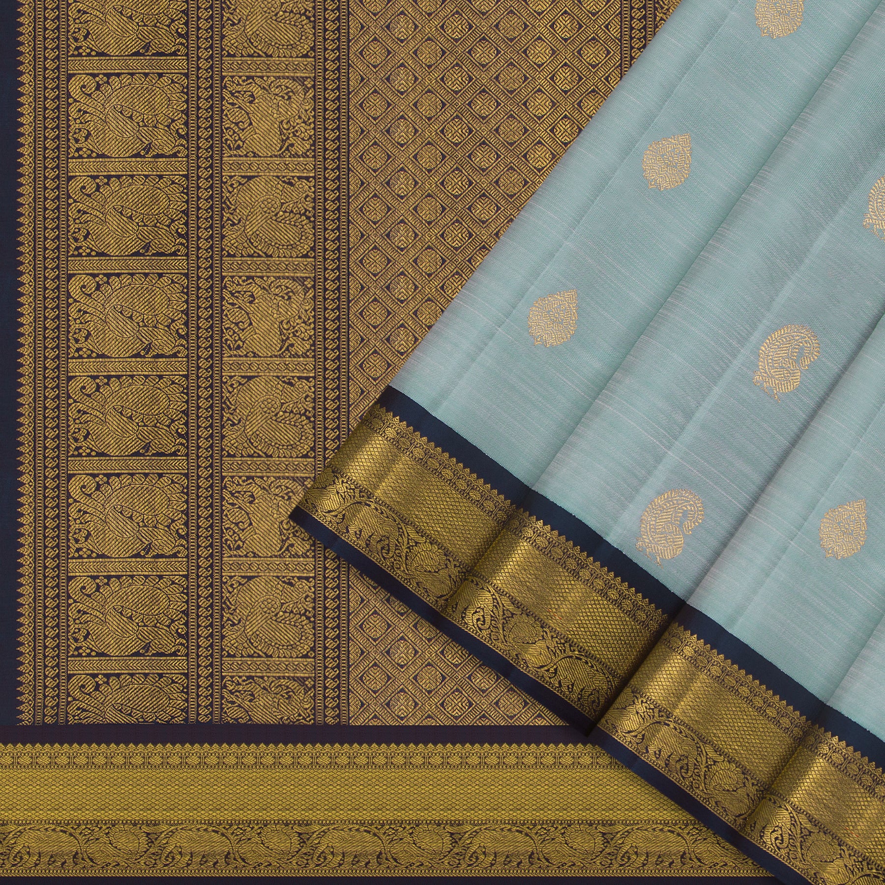Kanakavalli Kanjivaram Silk Sari 25-110-HS001-02049 - Cover View