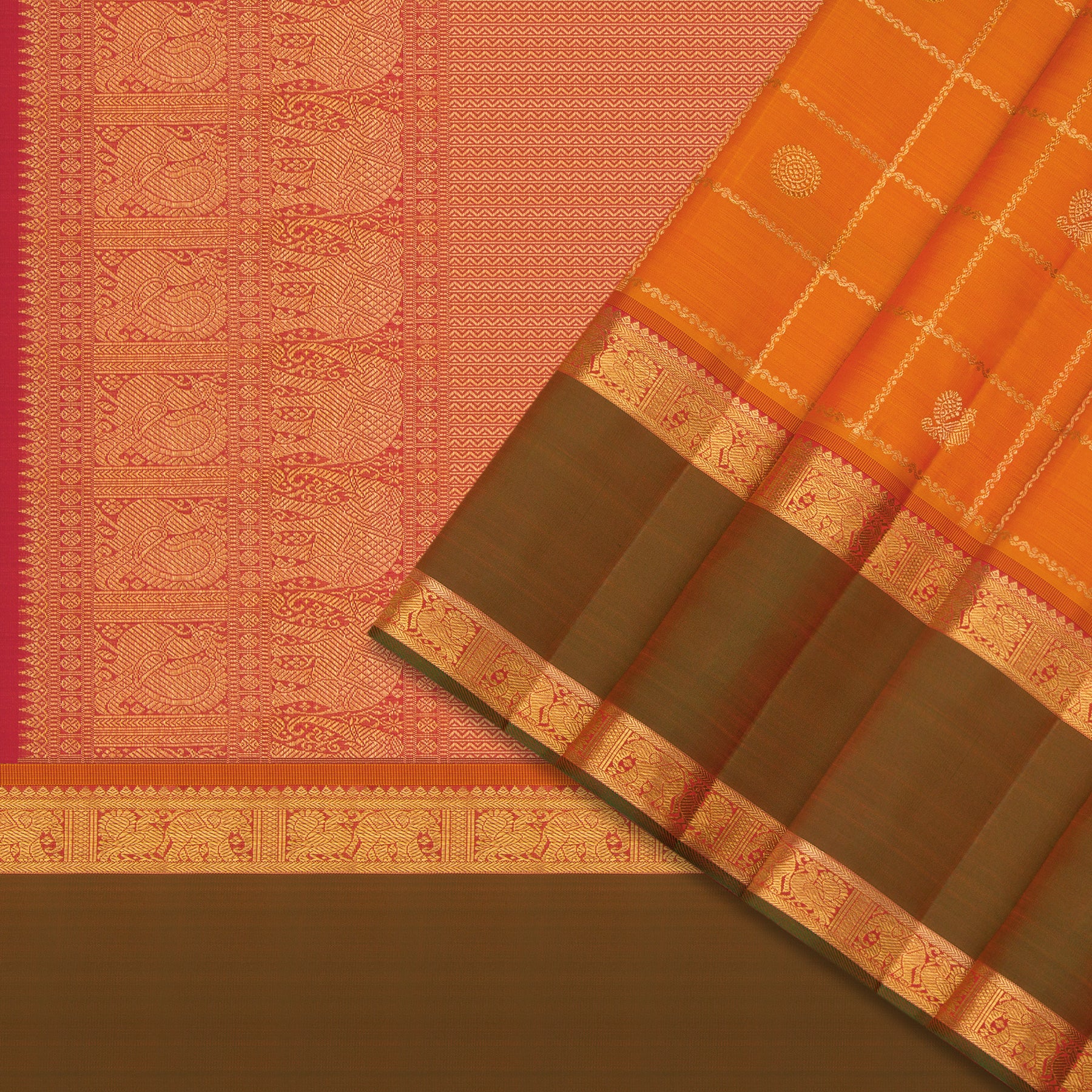 Kanakavalli Kanjivaram Silk Sari 25-110-HS001-02059 - Cover View