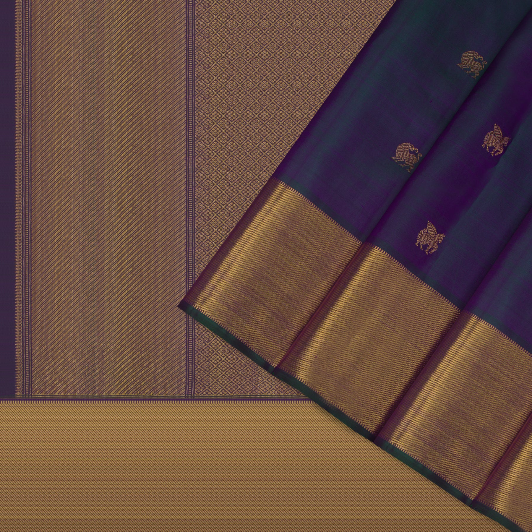 Kanakavalli Kanjivaram Silk Sari 25-110-HS001-02073 - Cover View
