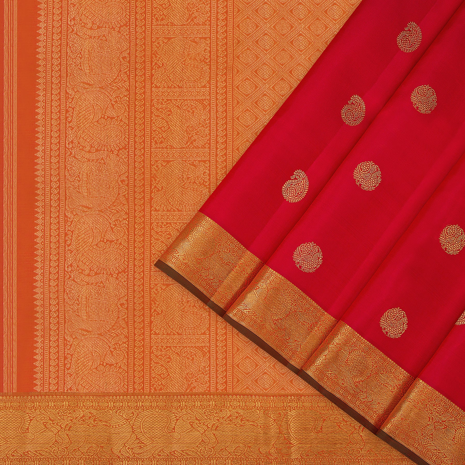 Kanakavalli Kanjivaram Silk Sari 25-110-HS001-02078 - Cover View
