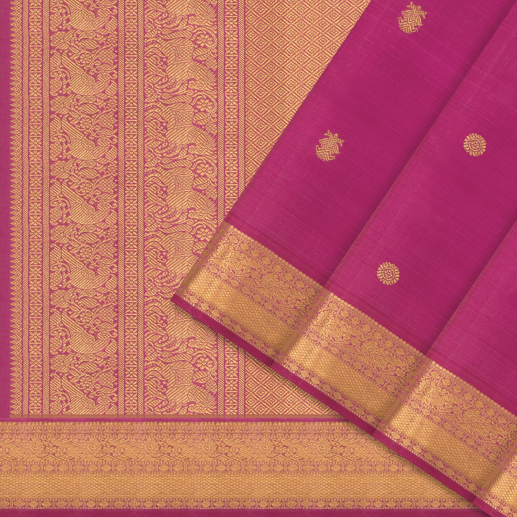 Kanakavalli Kanjivaram Silk Sari 25-110-HS001-02081 - Cover View