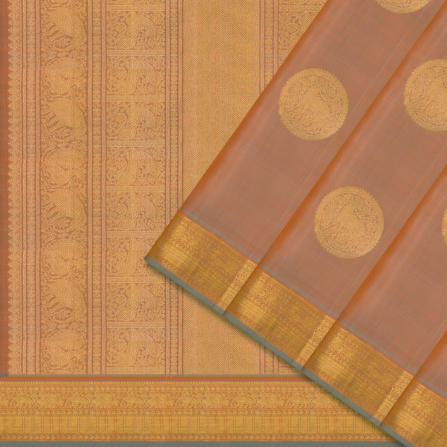 Kanakavalli Kanjivaram Silk Sari 25-110-HS001-02084 - Cover View