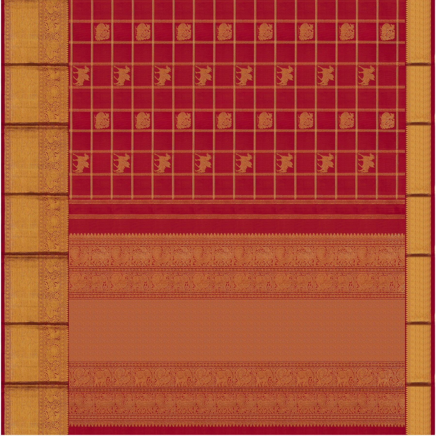 Kanakavalli Kanjivaram Silk Sari 25-110-HS001-02346 - Full View