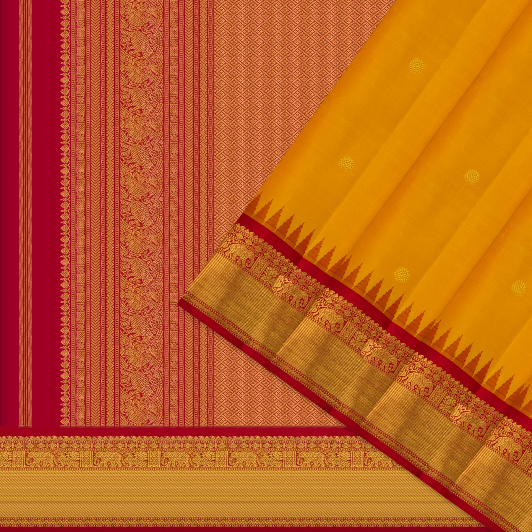 Kanakavalli Kanjivaram Silk Sari 25-110-HS001-02350 - Cover View