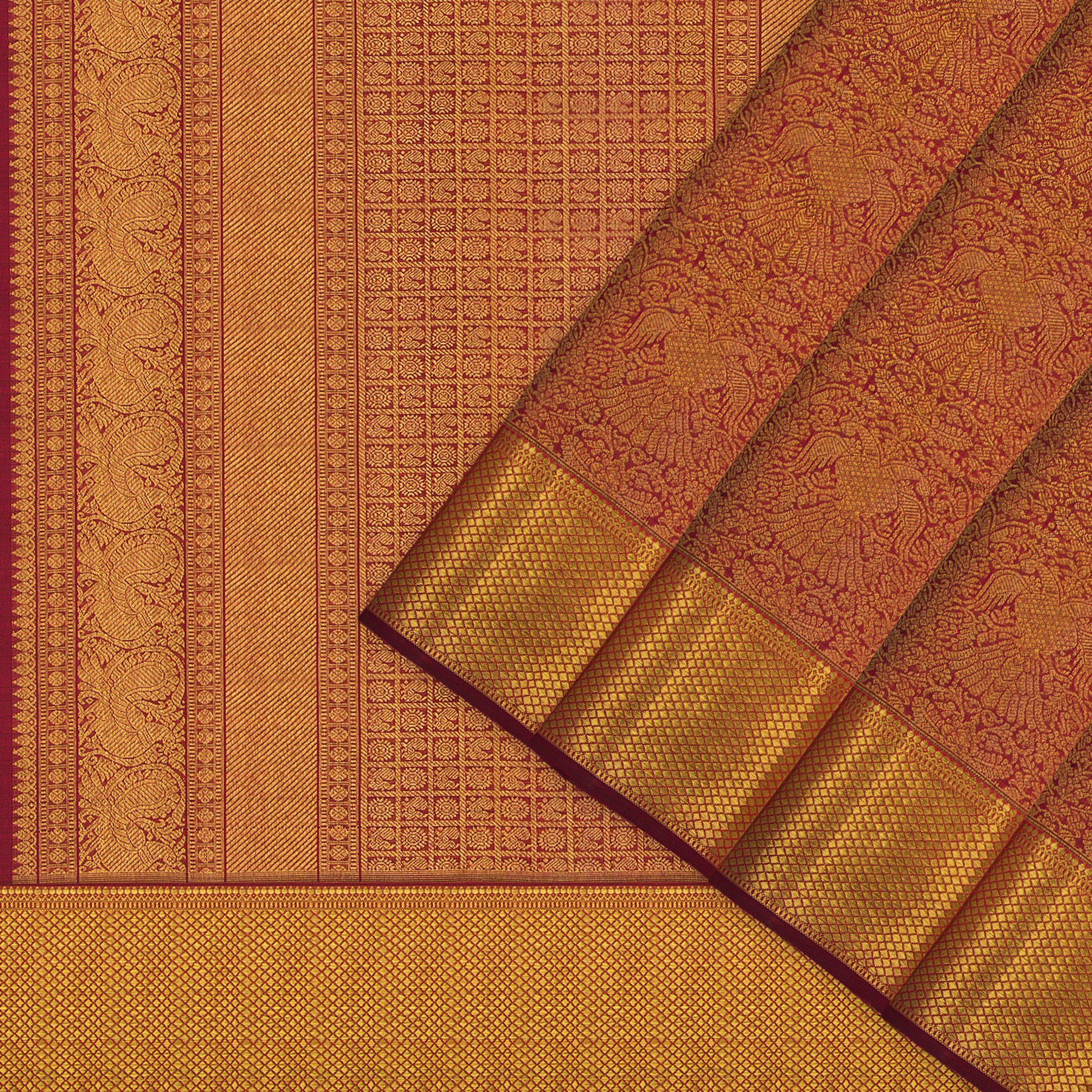 Kanakavalli Kanjivaram Silk Sari 25-110-HS001-02369 - Cover View